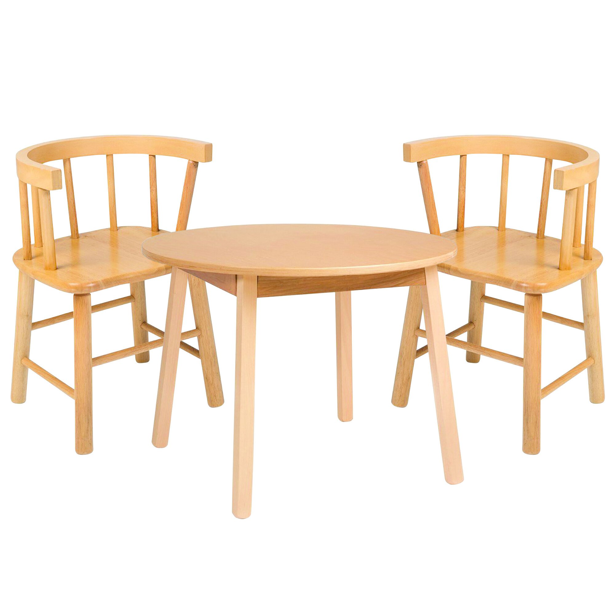 Whitney Brothers WB0180 28" Round 21" High Wood Children's Table with 2