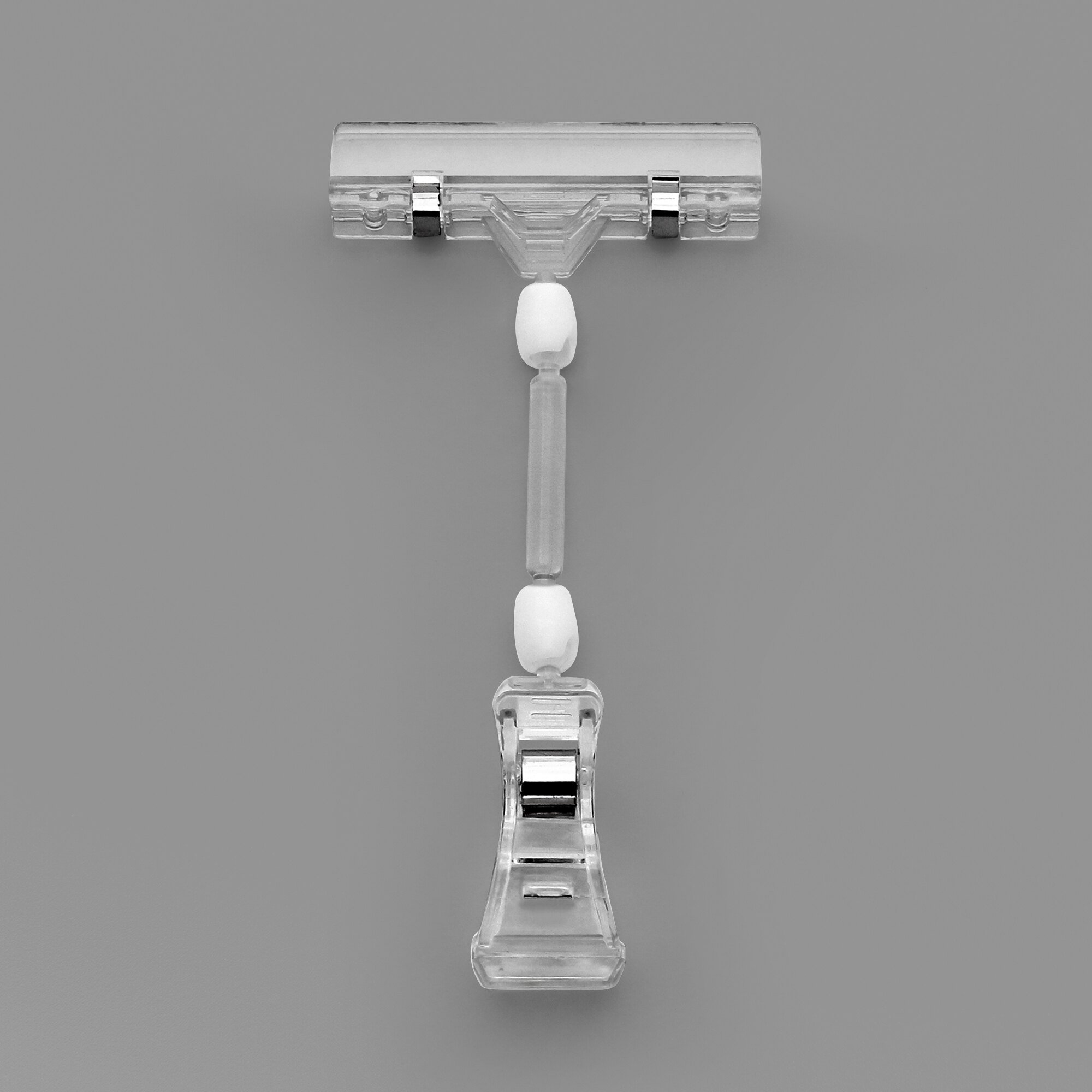 Elite Global Solutions TAGV07 6 1/2" Plastic ClipOn Sign Holder