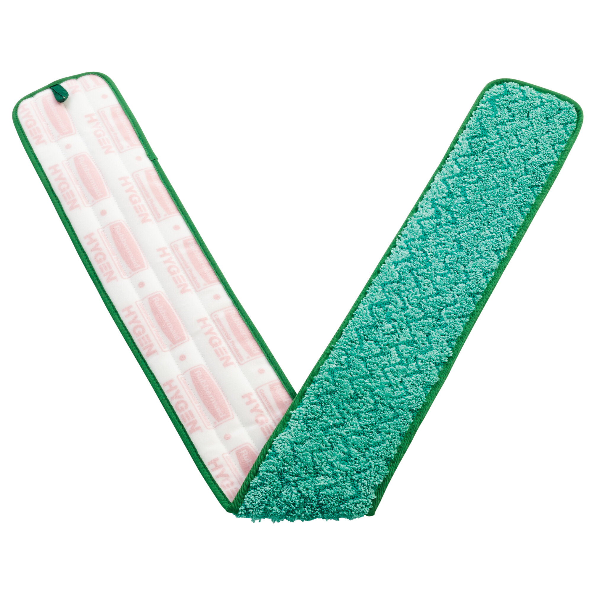 Rubbermaid FGQ44800GR00 HYGEN 48" Green Microfiber Dust Mop Pad