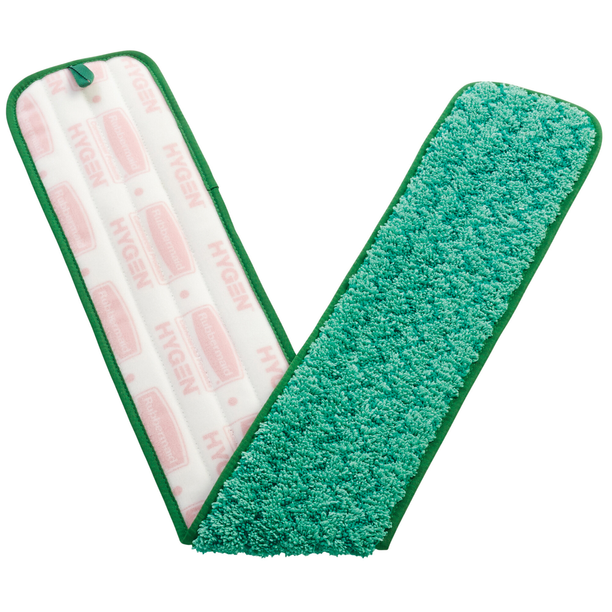 Rubbermaid FGQ43600GR00 HYGEN 36" Green Microfiber Dust Mop Pad