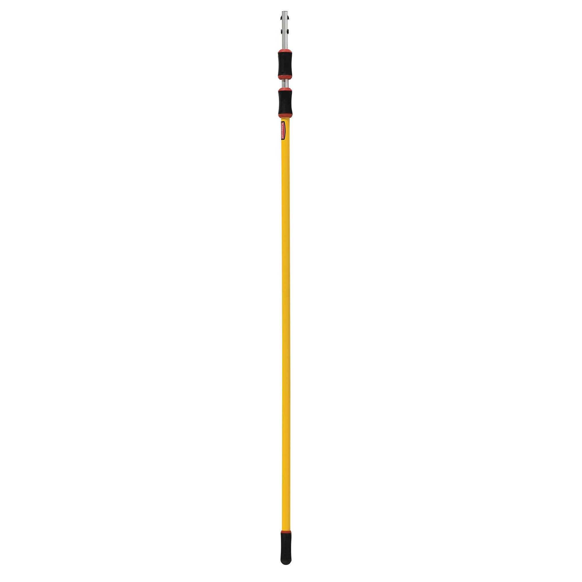 Rubbermaid FGQ77500YL00 HYGEN 6' - 18' Yellow Quick-Connect Telescoping ...