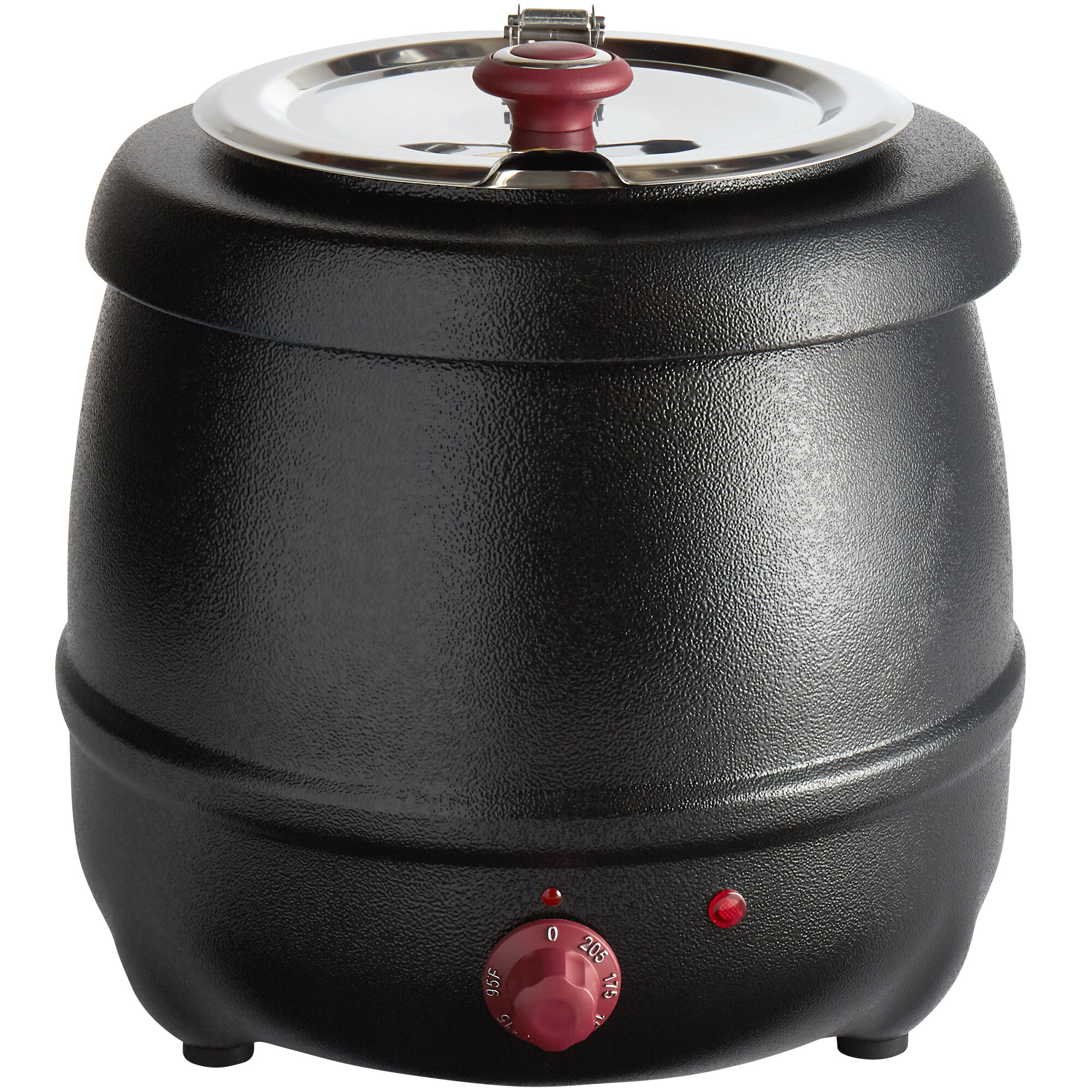 Tomlinson 10.5 Qt. Glenray® Premium Kettle Black Countertop Food / Soup