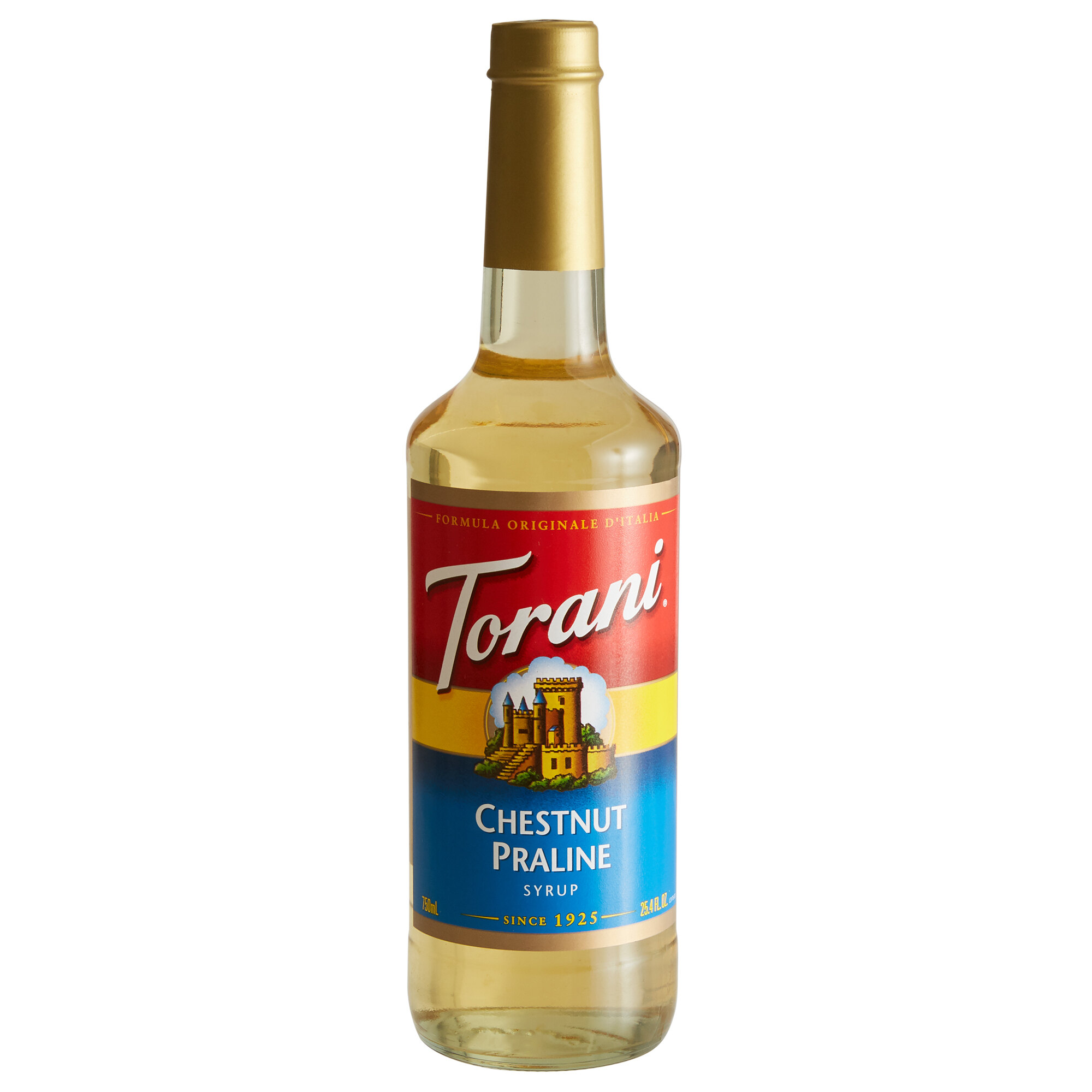 Torani 750 mL Chestnut Praline Flavoring Syrup