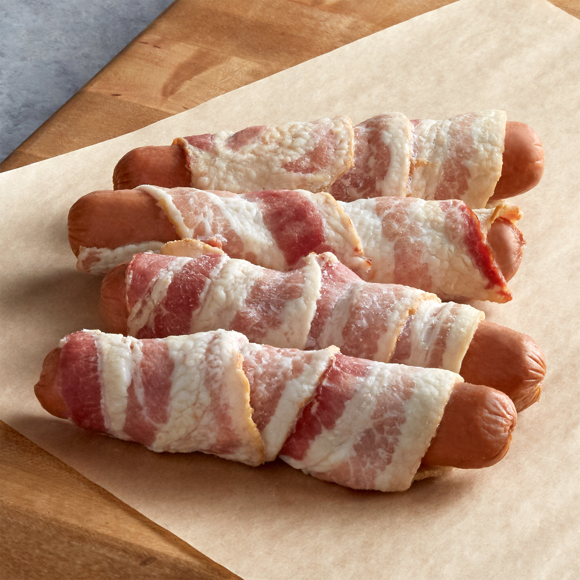 Kunzler BaconWrapped Cheddar & Pepper Sausages (50/Case)