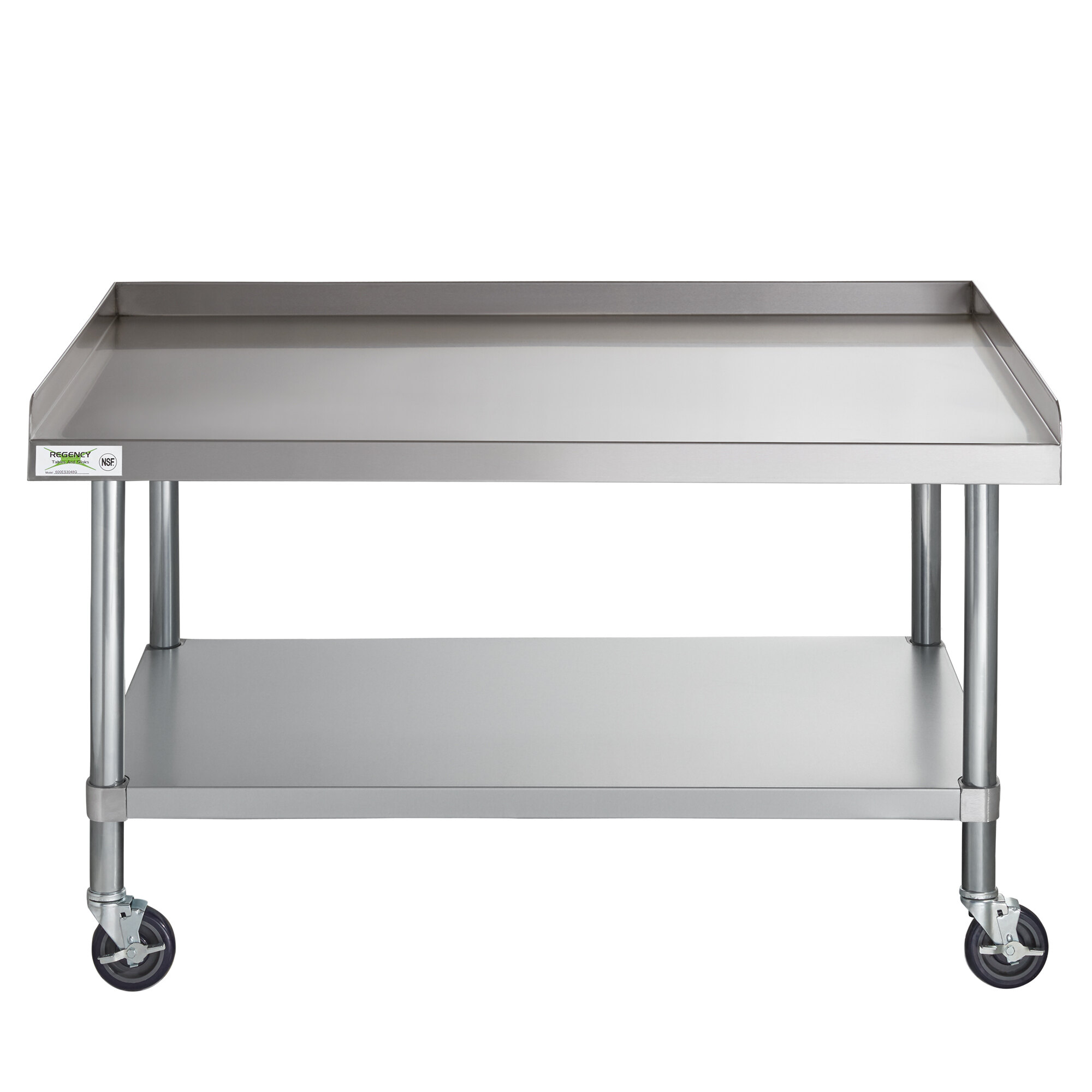 Regency 30" x 48" 16Gauge 304 Stainless Steel Equipment Stand with