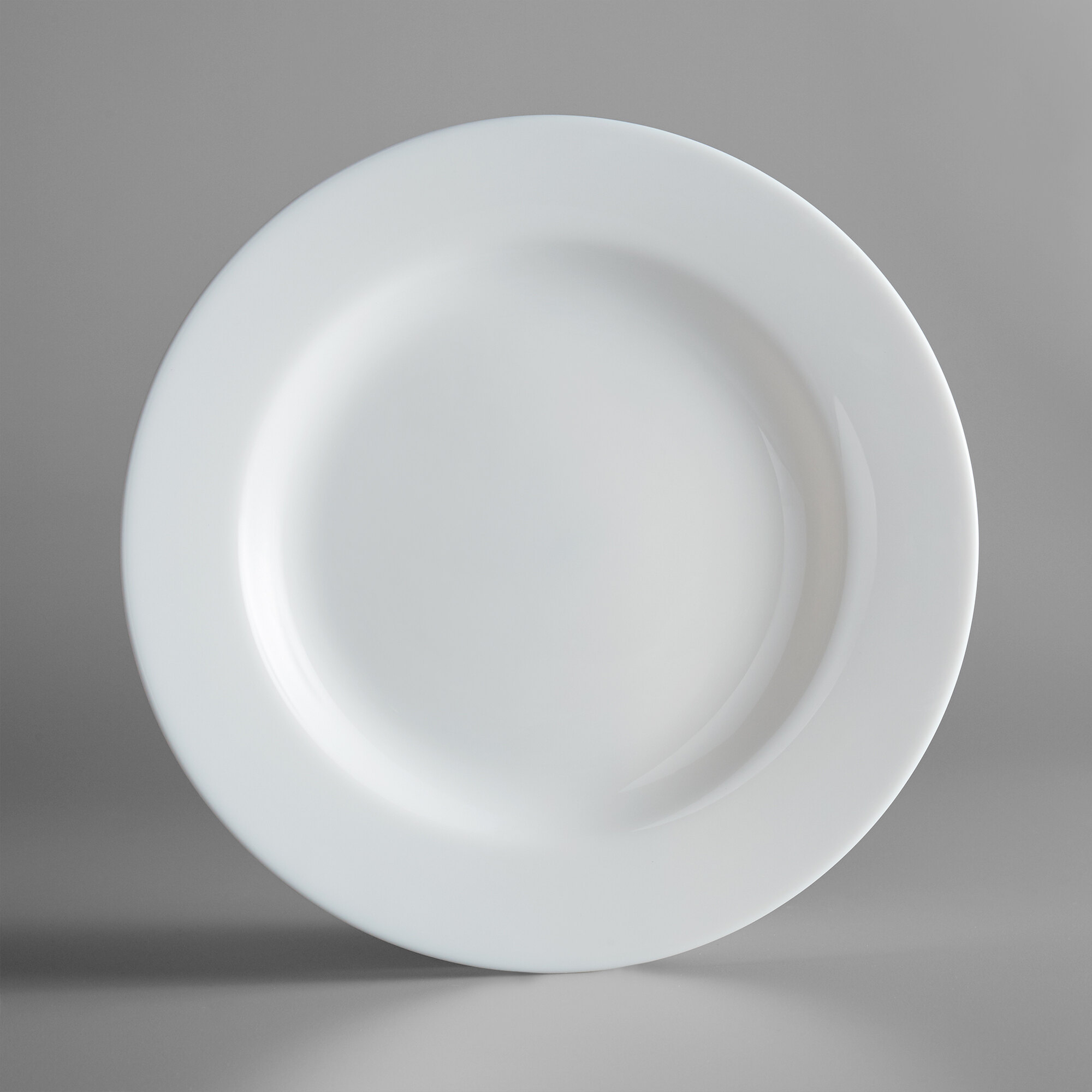 Arcoroc E6981 Evolutions 9 3/8" White Round Opal Glass Plate by Arc