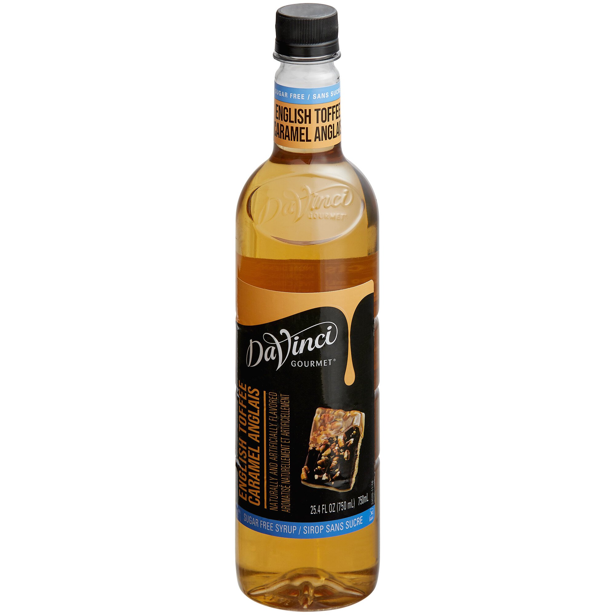 DaVinci Gourmet 750 mL Sugar Free English Toffee Flavoring Syrup
