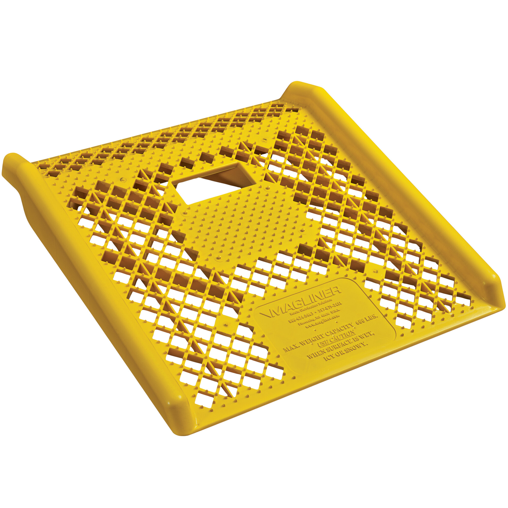 Magliner PKR220 27" x 27" Molded Plastic Hand Truck Curb Ramp 600 lb. Capacity