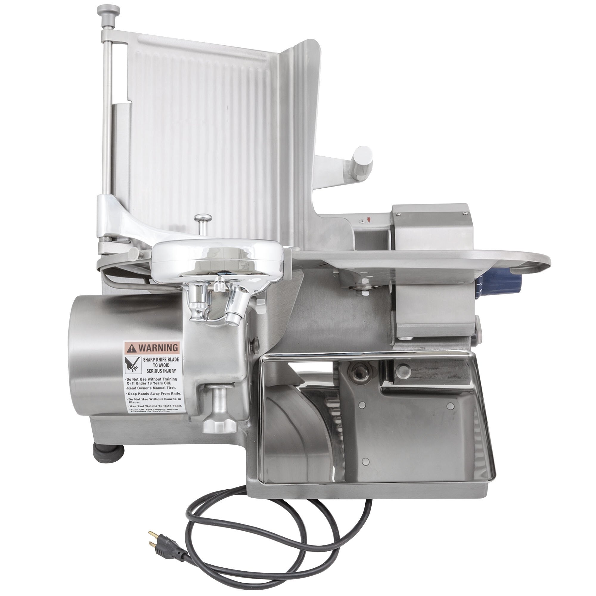 Globe Chefmate GC512 12" Manual Gravity Feed Slicer - 1/3 Hp