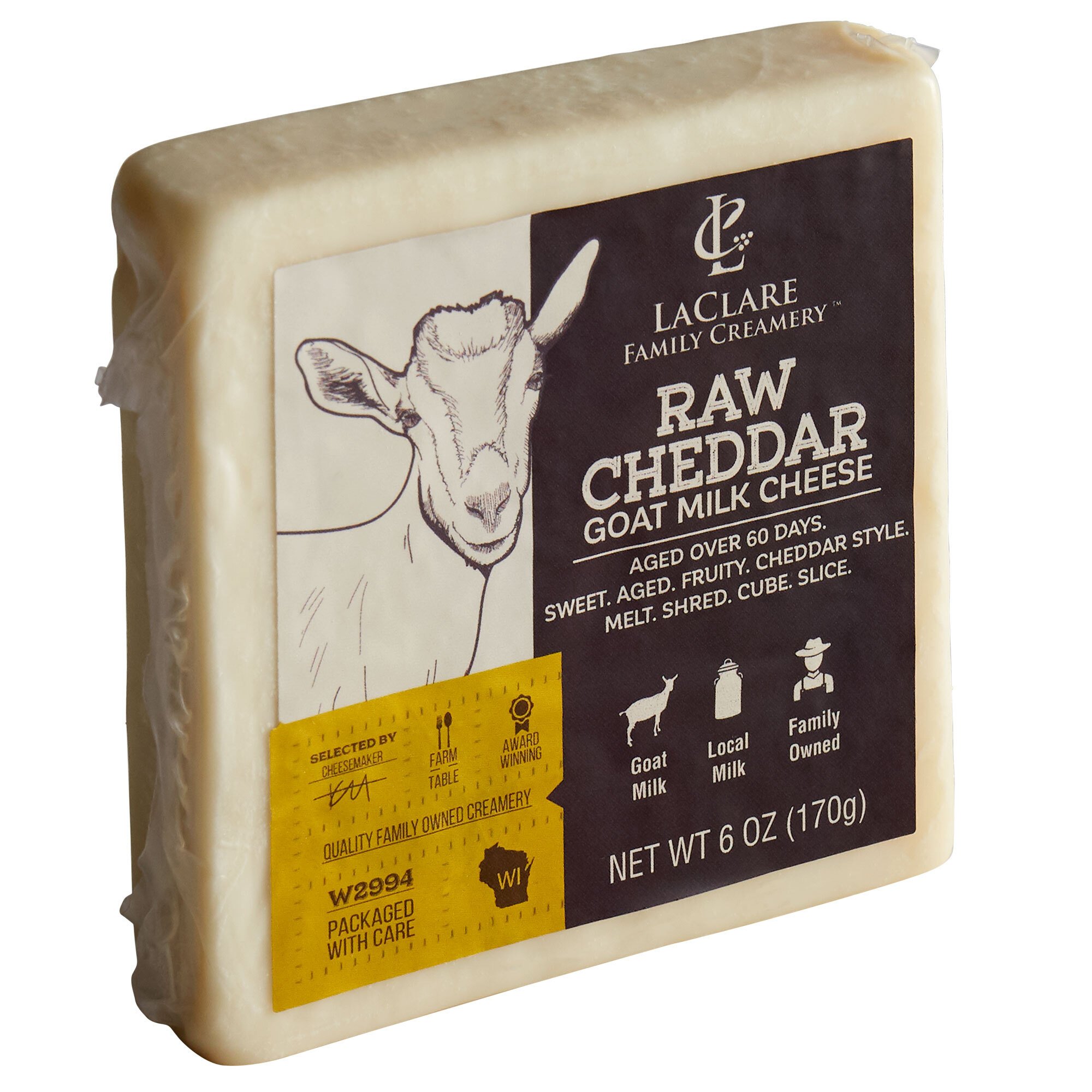 laclare-family-creamery-6-oz-raw-goat-milk-cheddar-cheese-12-case