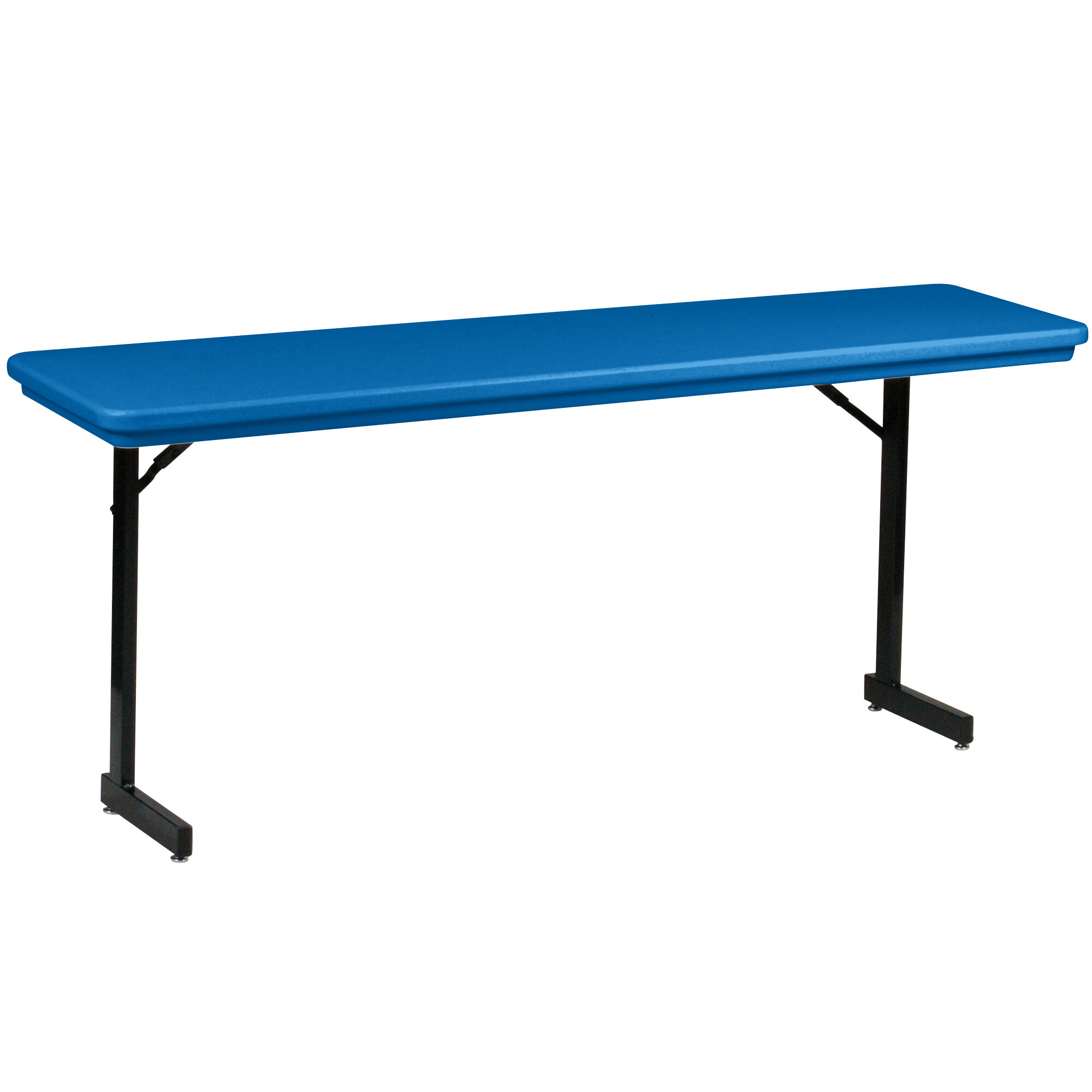 Correll R3072TL-27 72" X 30" Rectangular Blue Finish Heavy-Duty Desk ...