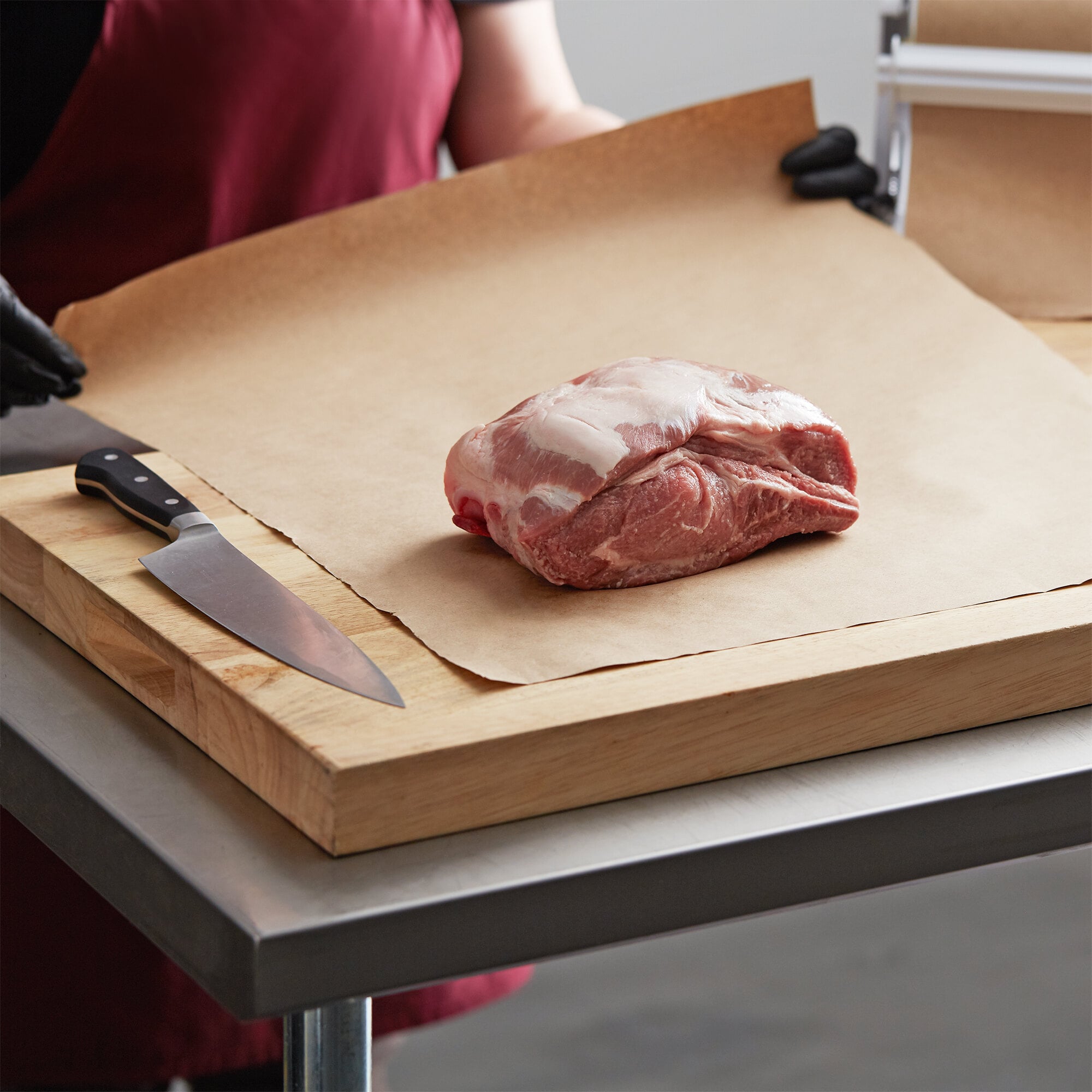 24" x 1000' 40 Natural Kraft Freezer Paper Roll