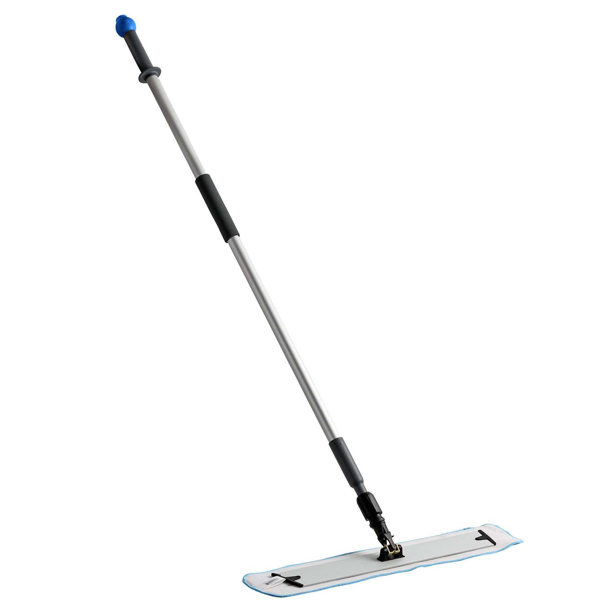 24" Blue Microfiber Spray Mop Kit with 2 Pads