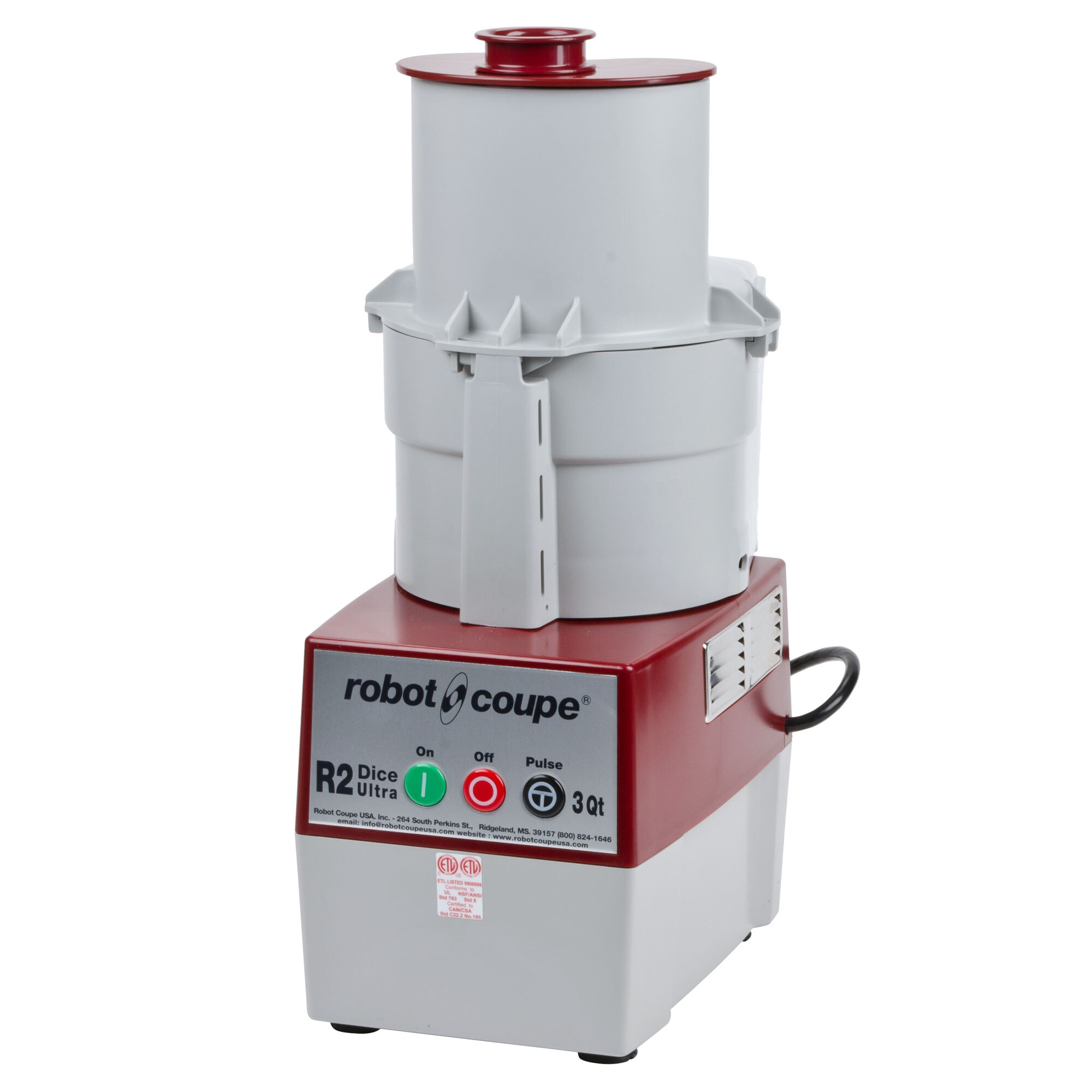 Robot Coupe R2 Dice Ultra Combination Continuous Feed Food Processor
