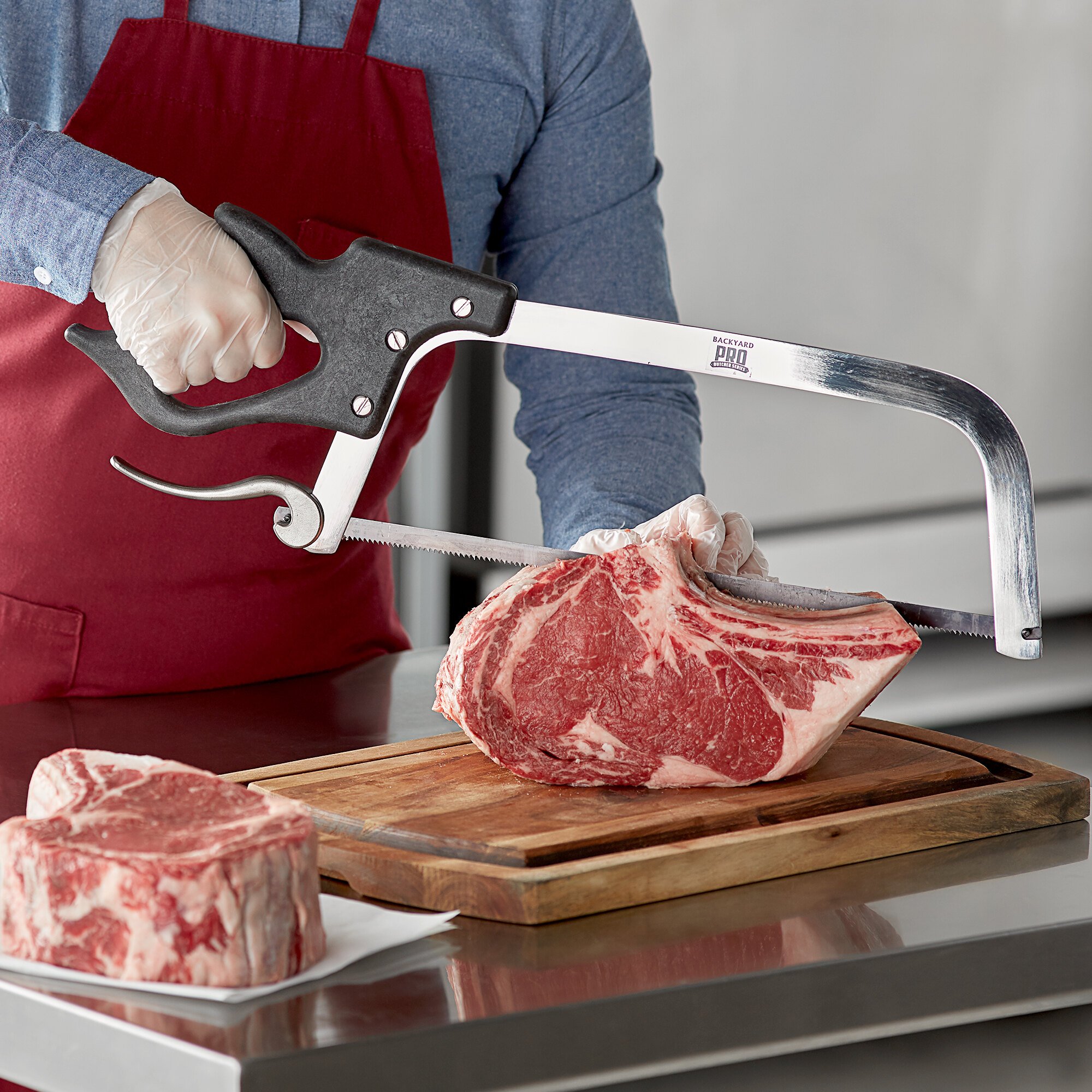 Backyard Pro MS16 Butcher Series 16" Stainless Steel Butcher Hand Meat Saw