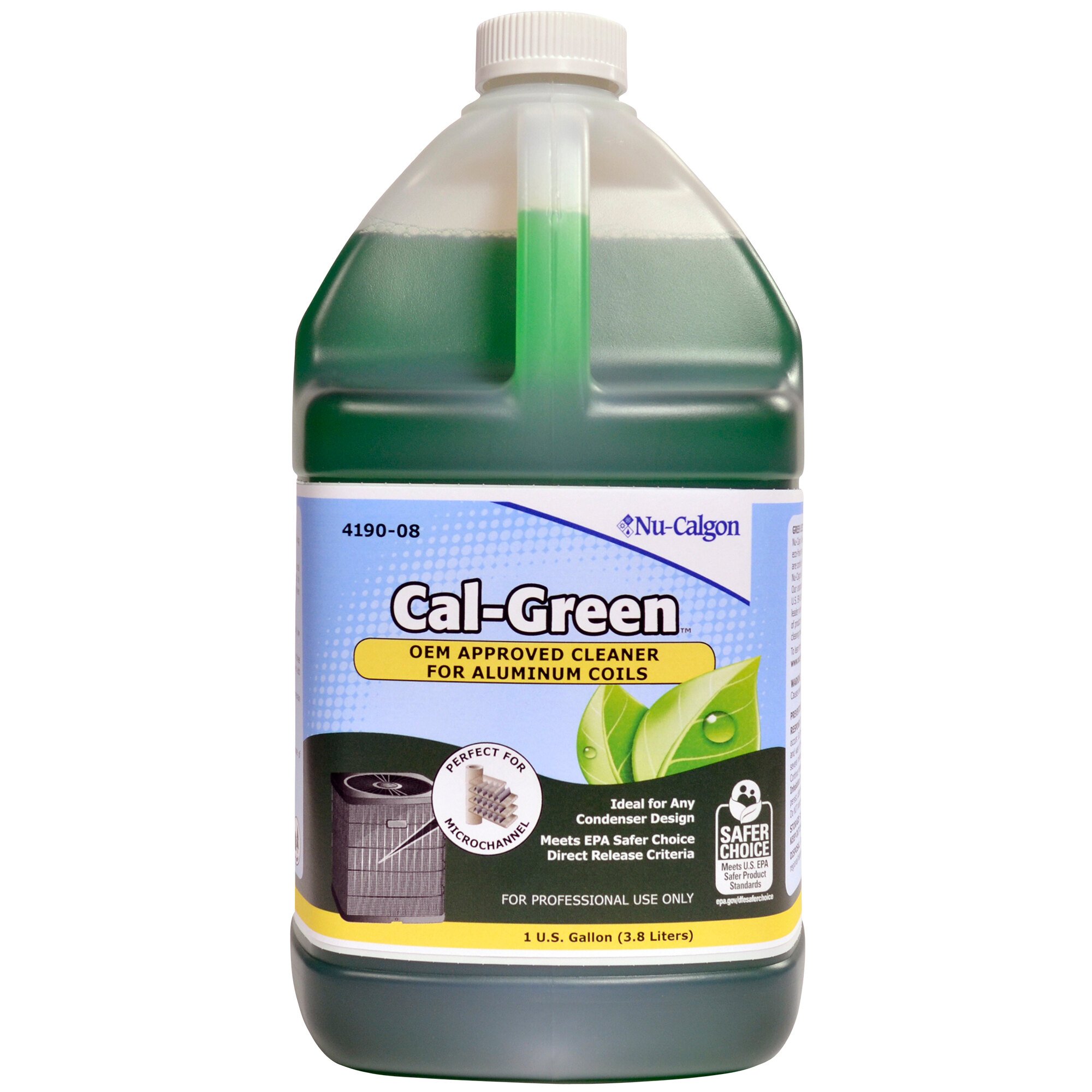 NuCalgon 419008 1 Gallon CalGreen Aluminum Condenser Coil Cleaner