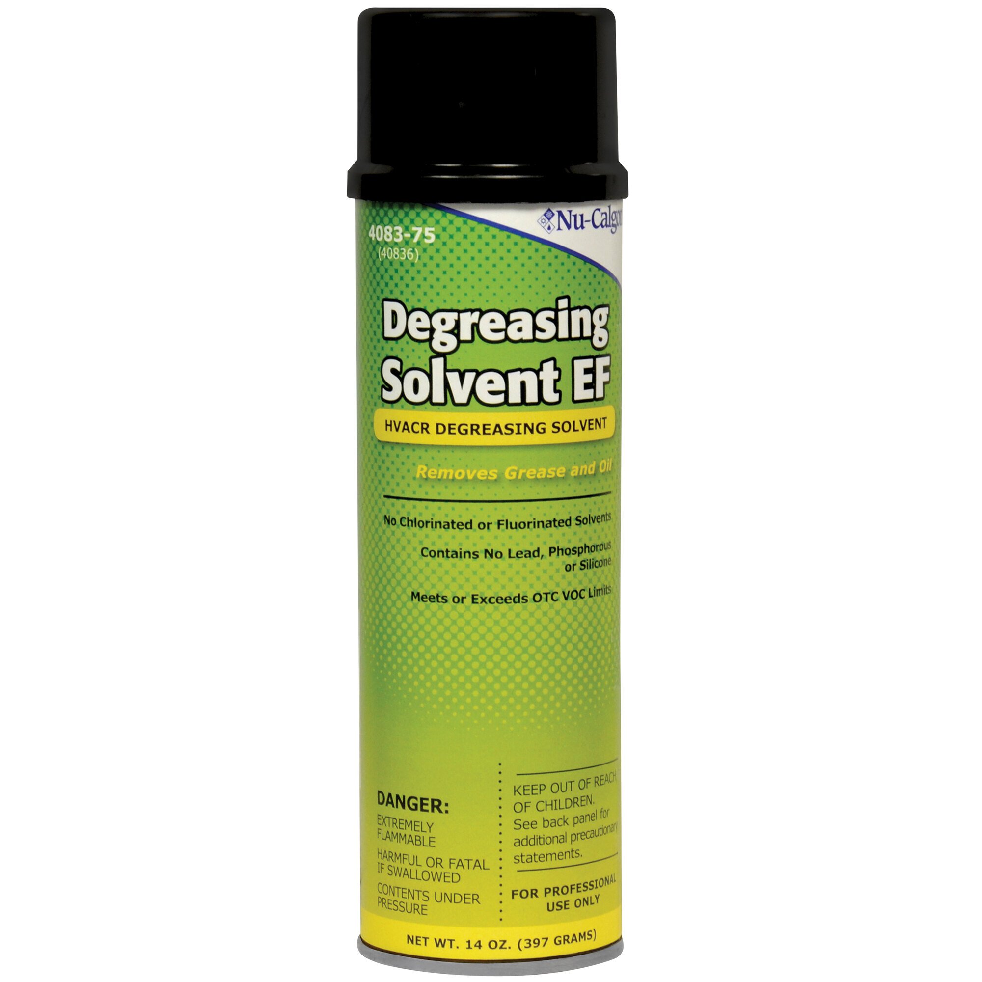 NuCalgon 408375 14 oz. Aerosol Degreasing Solvent EF 6/Case