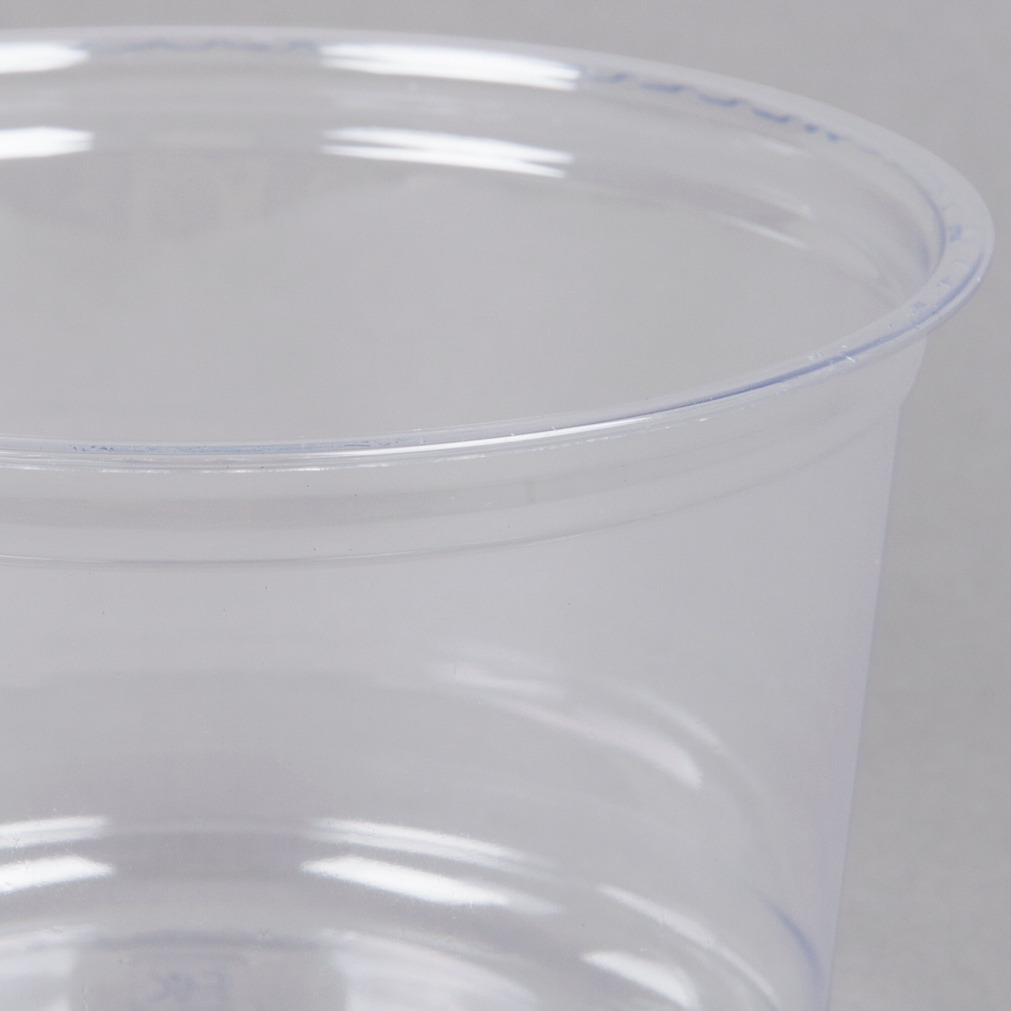 FabriKal Alur 16 oz. Recycled Clear PET Plastic Round Deli Container