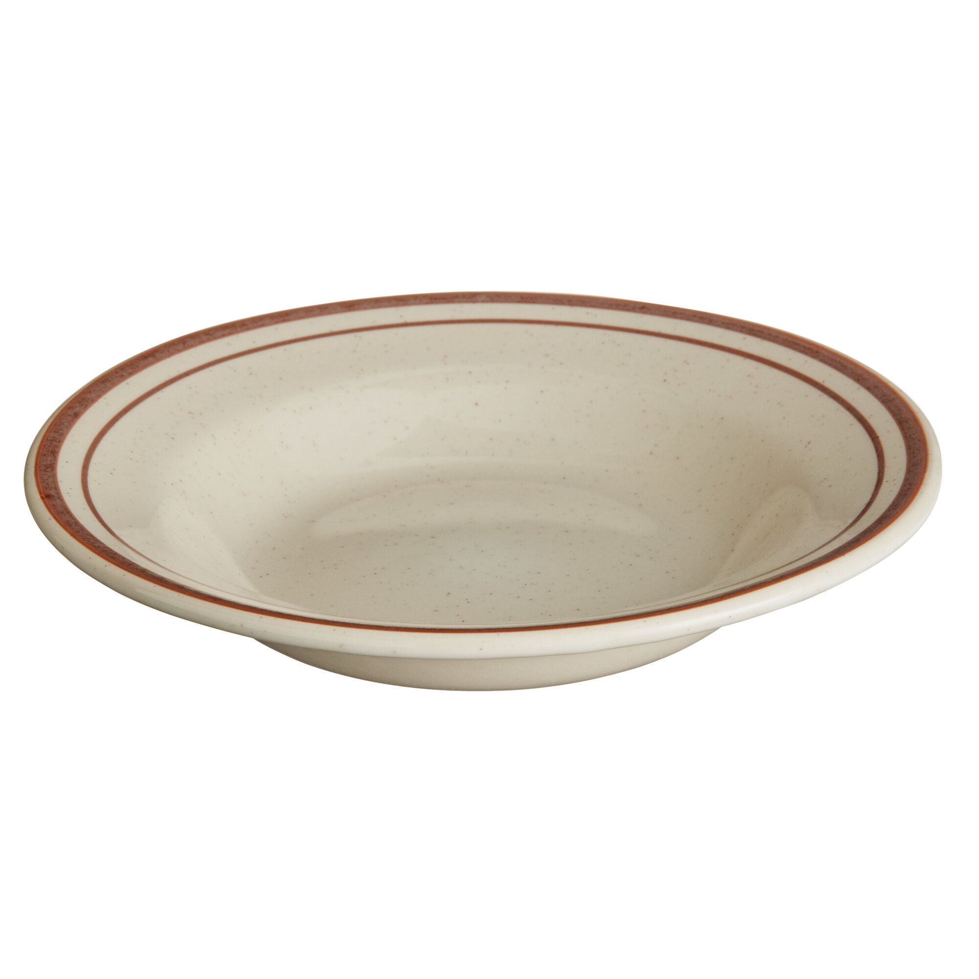 World Tableware DSD3 Desert Sand 12 oz. Brown Speckle Ivory (American