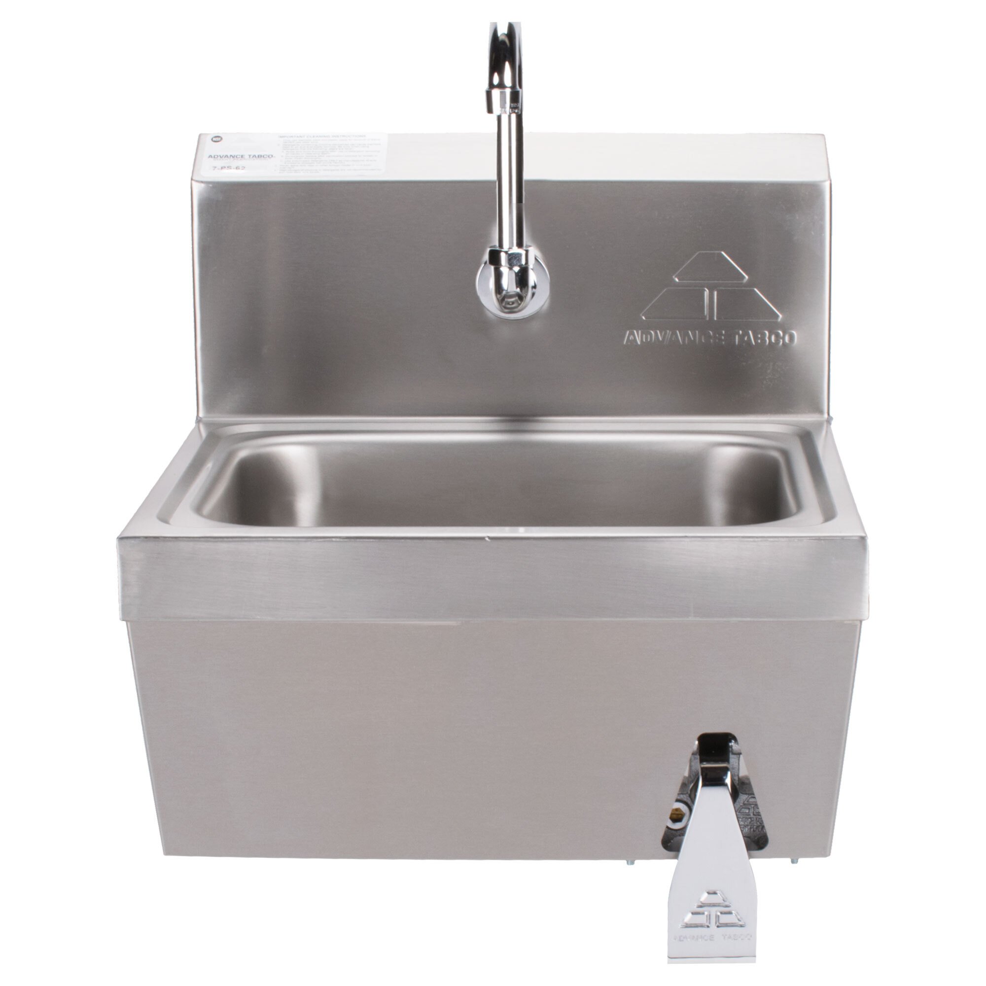 Advance Tabco 7 PS 62 Hands Free Hand Sink With Knee Operated Valve