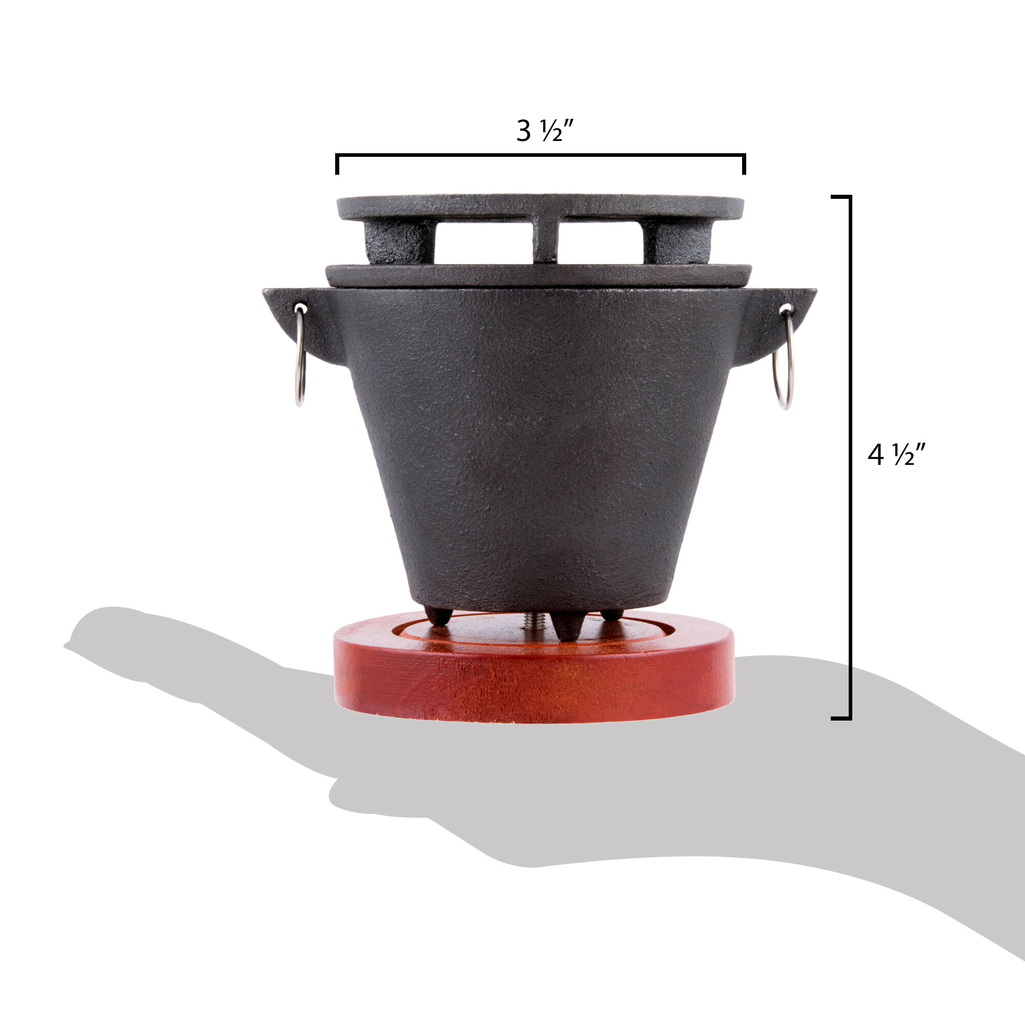 Small Tabletop Hibachi Grill Set (4.5" x 3.5") staurantStore