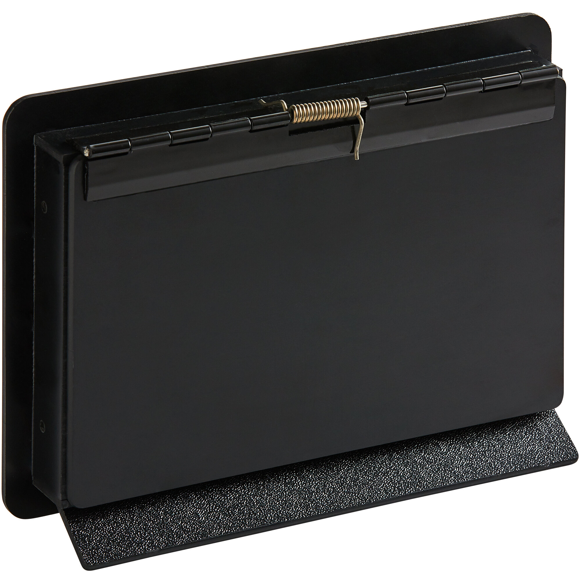 Vollrath MTS1 Black Small FlushMount SpringLoaded Trash Receptacle Door