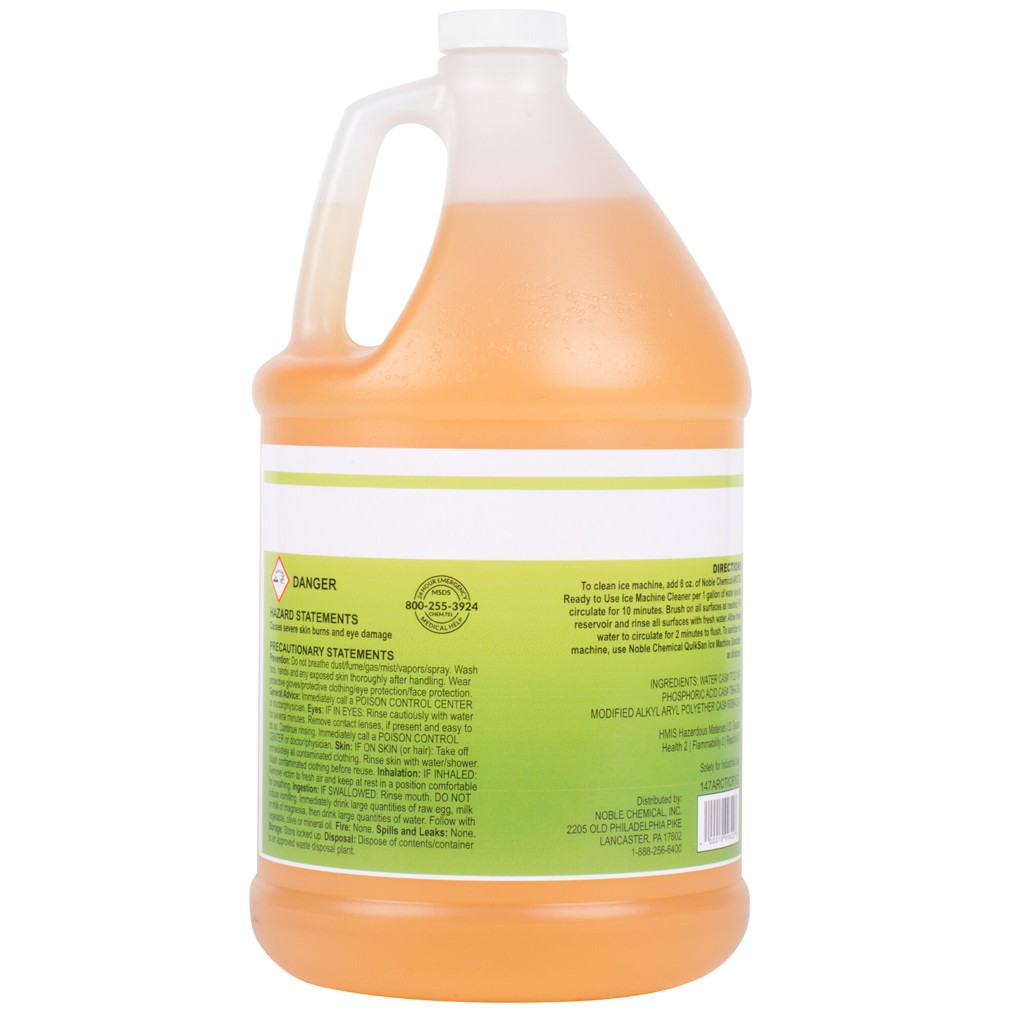 Noble Chemical 1 gallon / 128 oz. Arctic Ready To Use Ice Machine Cleaner