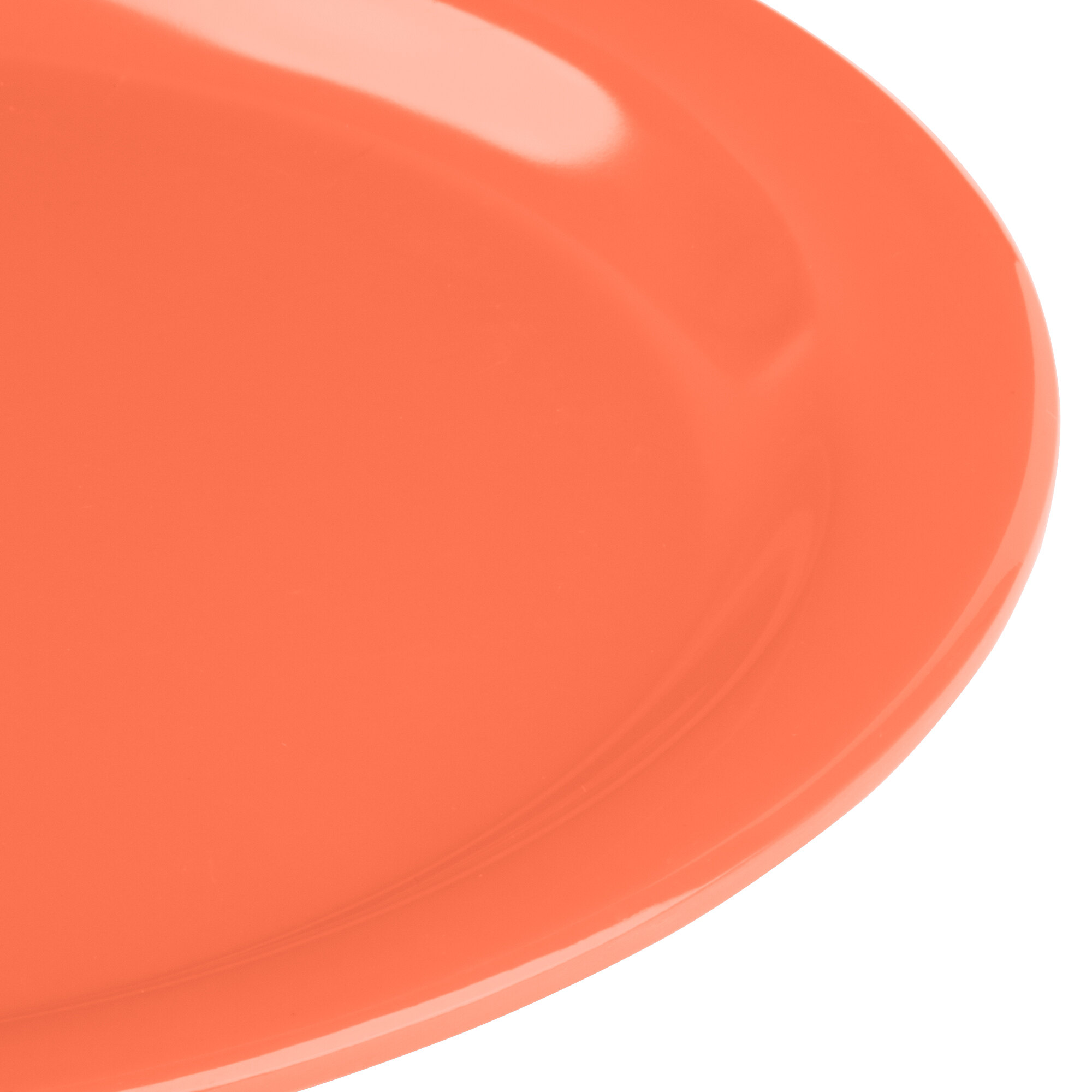 Carlisle 4350152 Dallas Ware 9" Sunset Orange Melamine Plate 48/Case