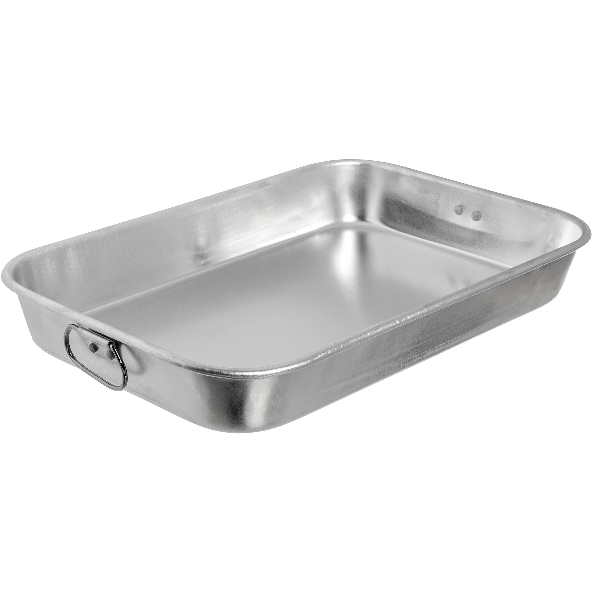 Carlisle 60306 8 Qt. Aluminum Baking and Roasting Pan with Handles 17