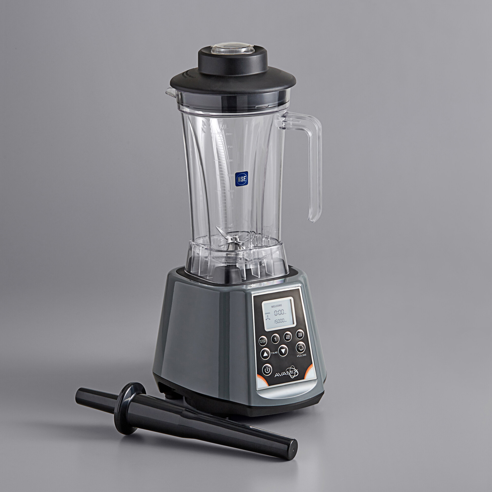 Avamix BL2E 2 hp Commercial Blender with Touchpad Control, Timer, and