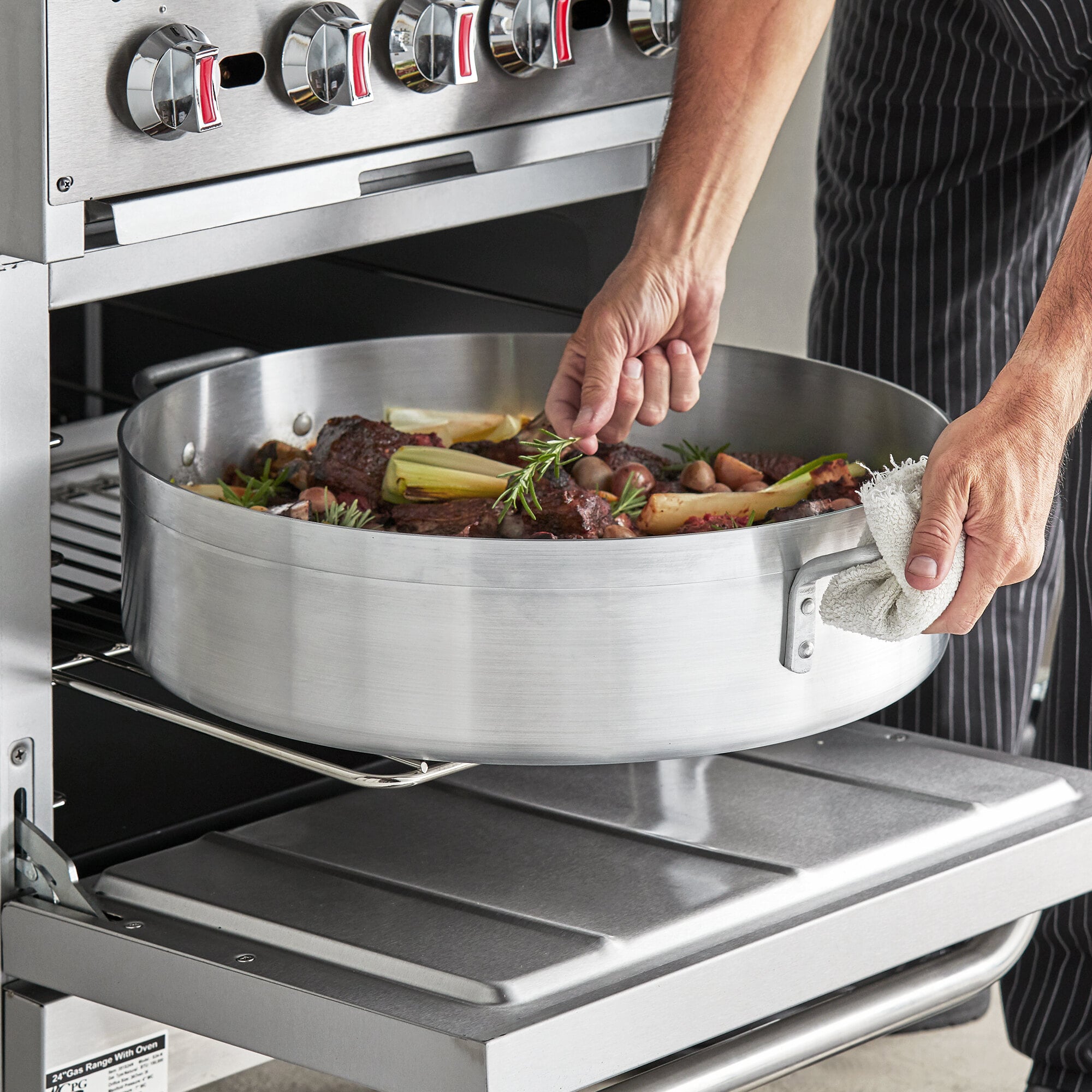 Choice 28 Qt. HeavyDuty Aluminum Brazier