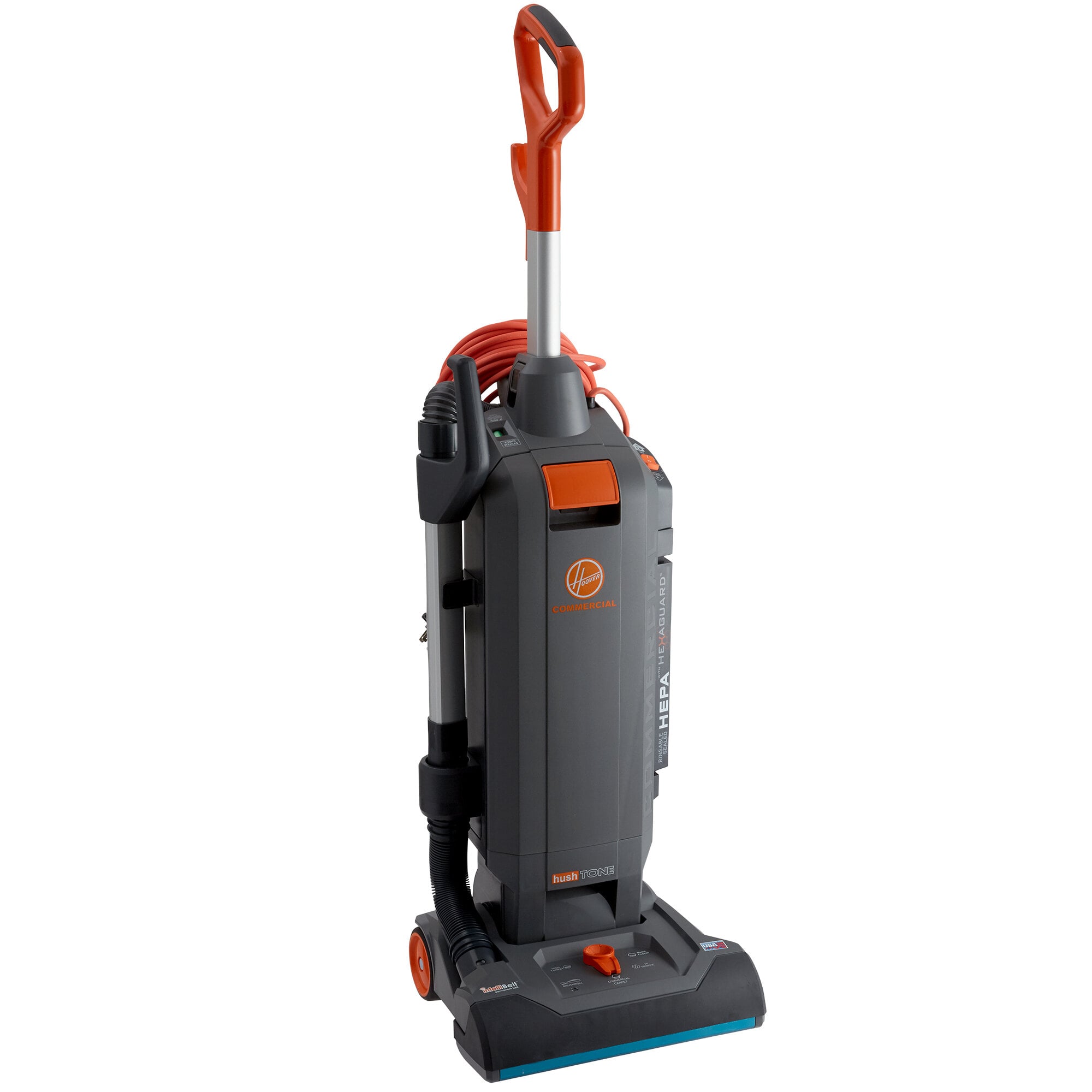 Hoover CH54113 HushTone 13" Bagged Upright Vacuum Cleaner with