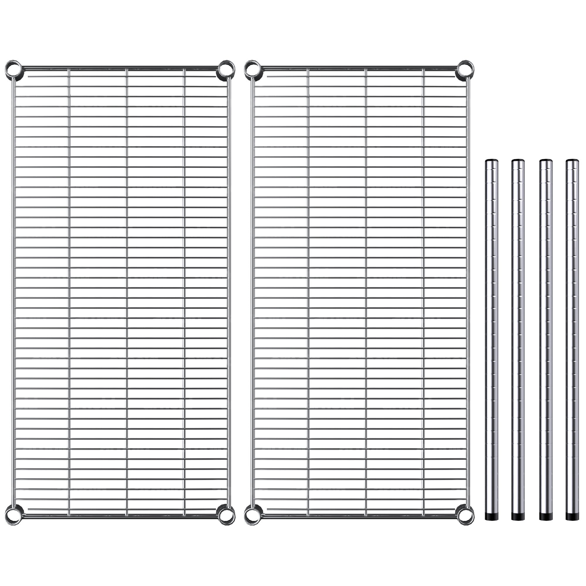 Regency 18" x 36" NSF Chrome 2-Shelf Kit with 27" Posts