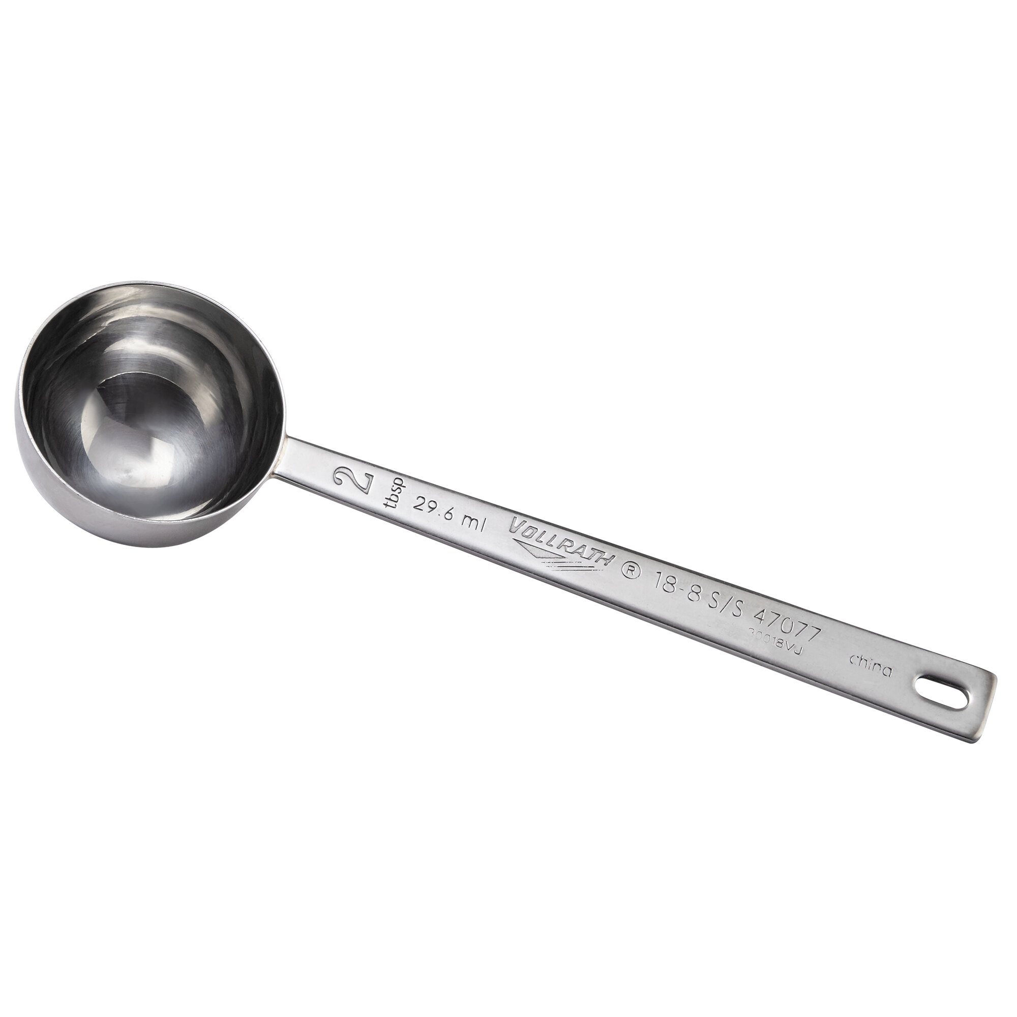 Vollrath 47077 2 Tbsp Stainless Steel Heavy Duty Round Measuring Spoon