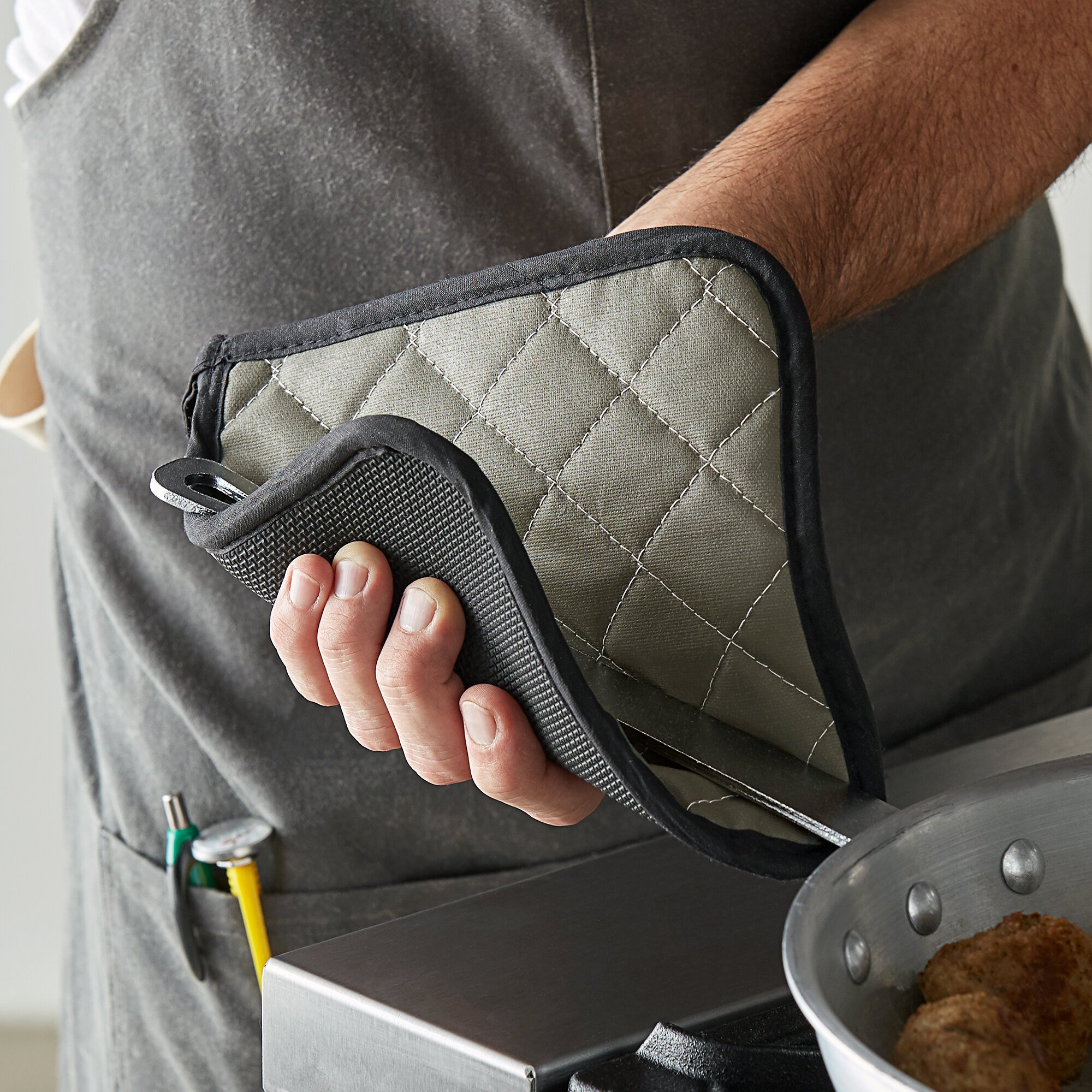 SafeMitt 8" x 8" 2Sided Neoprene / Flame Retardant Pot Holder