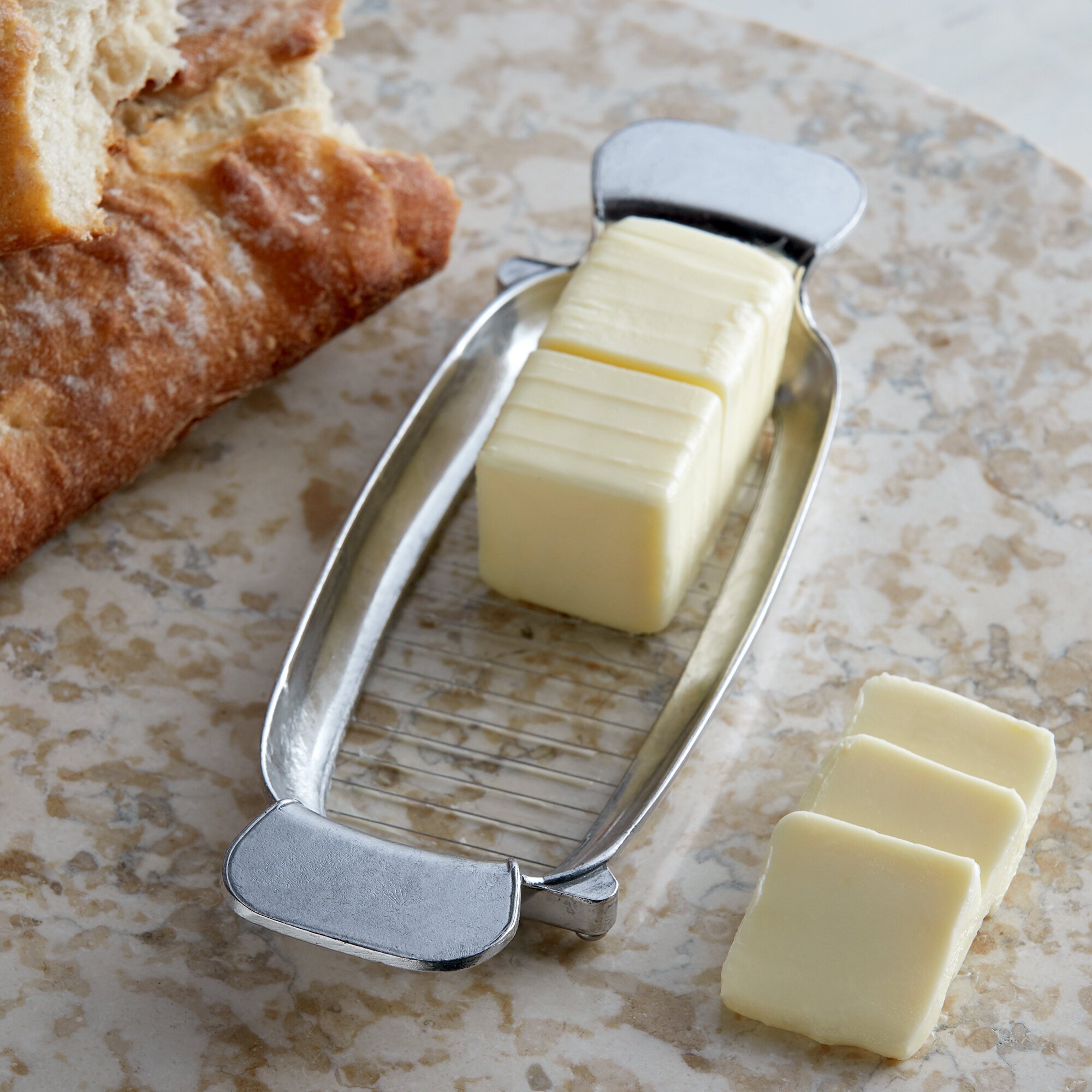 Fox Run Aluminum 5789 Butter Cutter/Slicer, 7.75 X 3 X 1.5