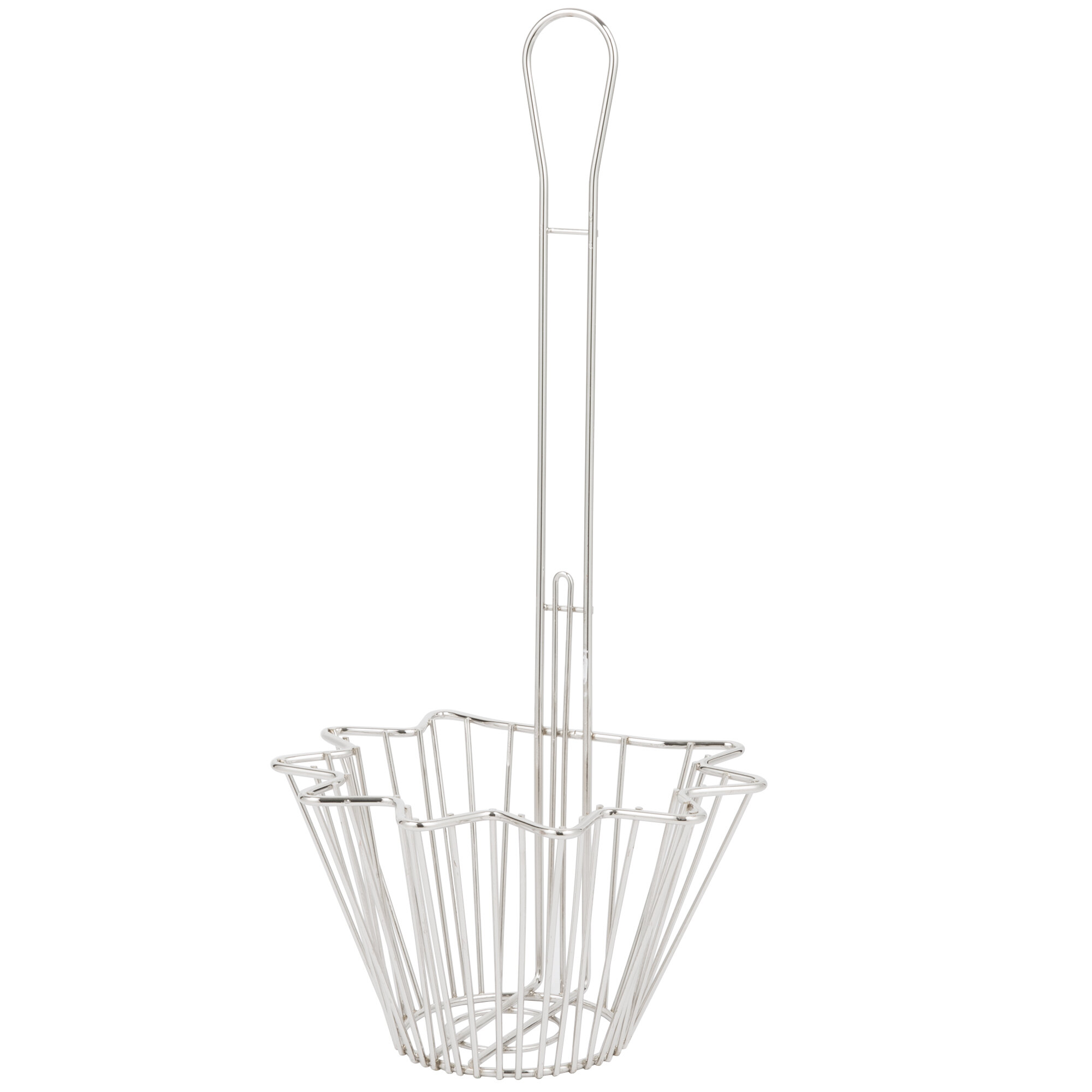 8 1/8" x 4 1/4" x 5" Taco Salad Bowl Frying Basket