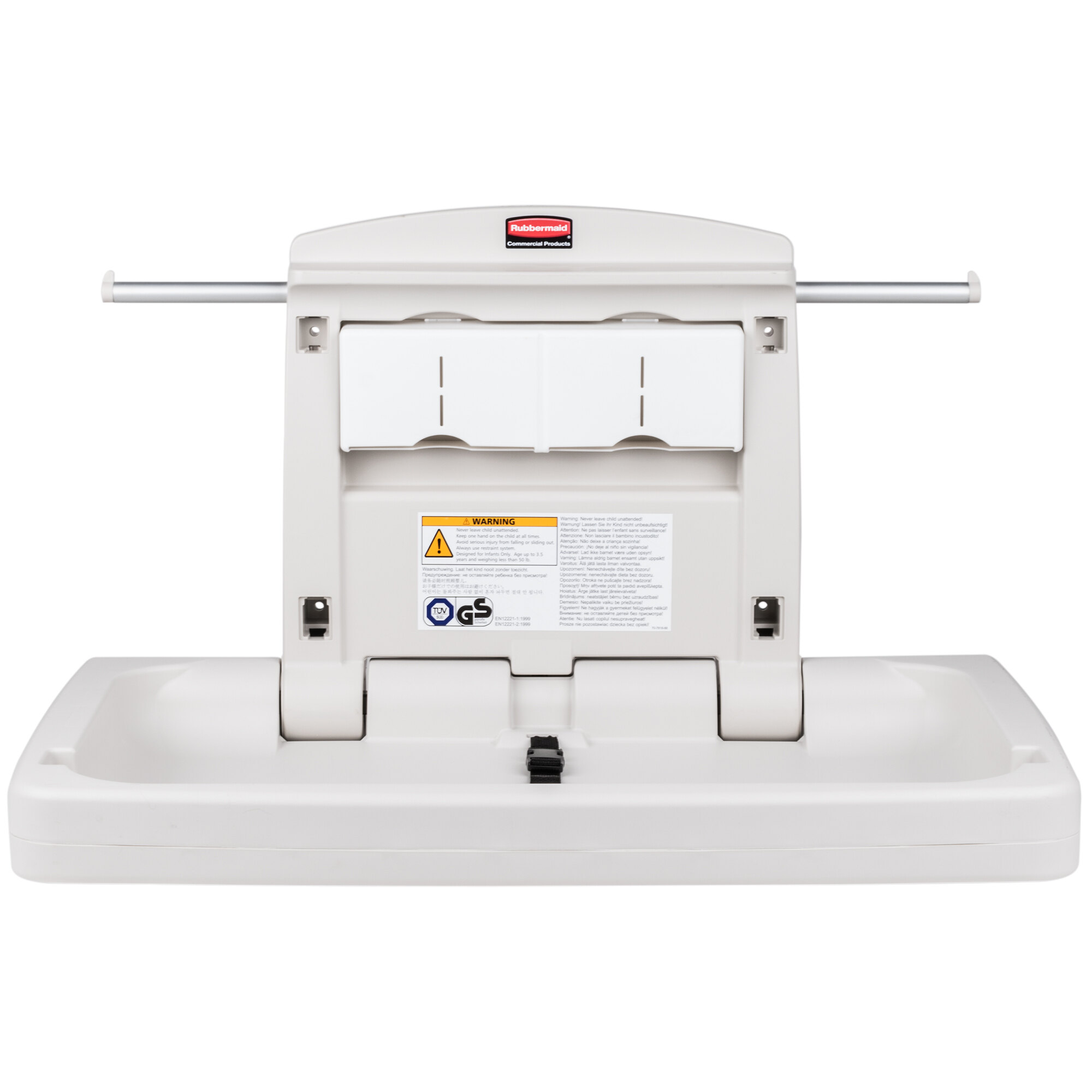 Rubbermaid FG781888LPLAT Horizontal Baby Changing Station