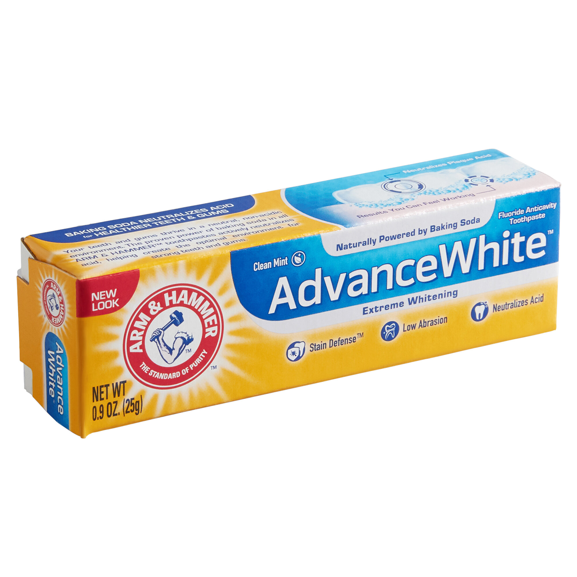 Arm & Hammer Advance White Extreme Whitening 0.9 oz. Toothpaste 72/Case