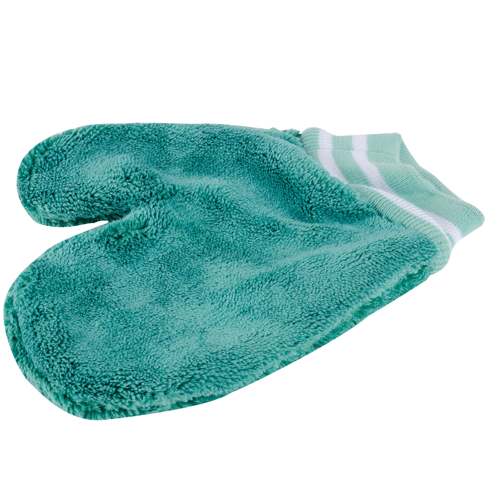 Knuckle Buster MFWG10 One Size Green Microfiber Cleaning Mitt with Thumb