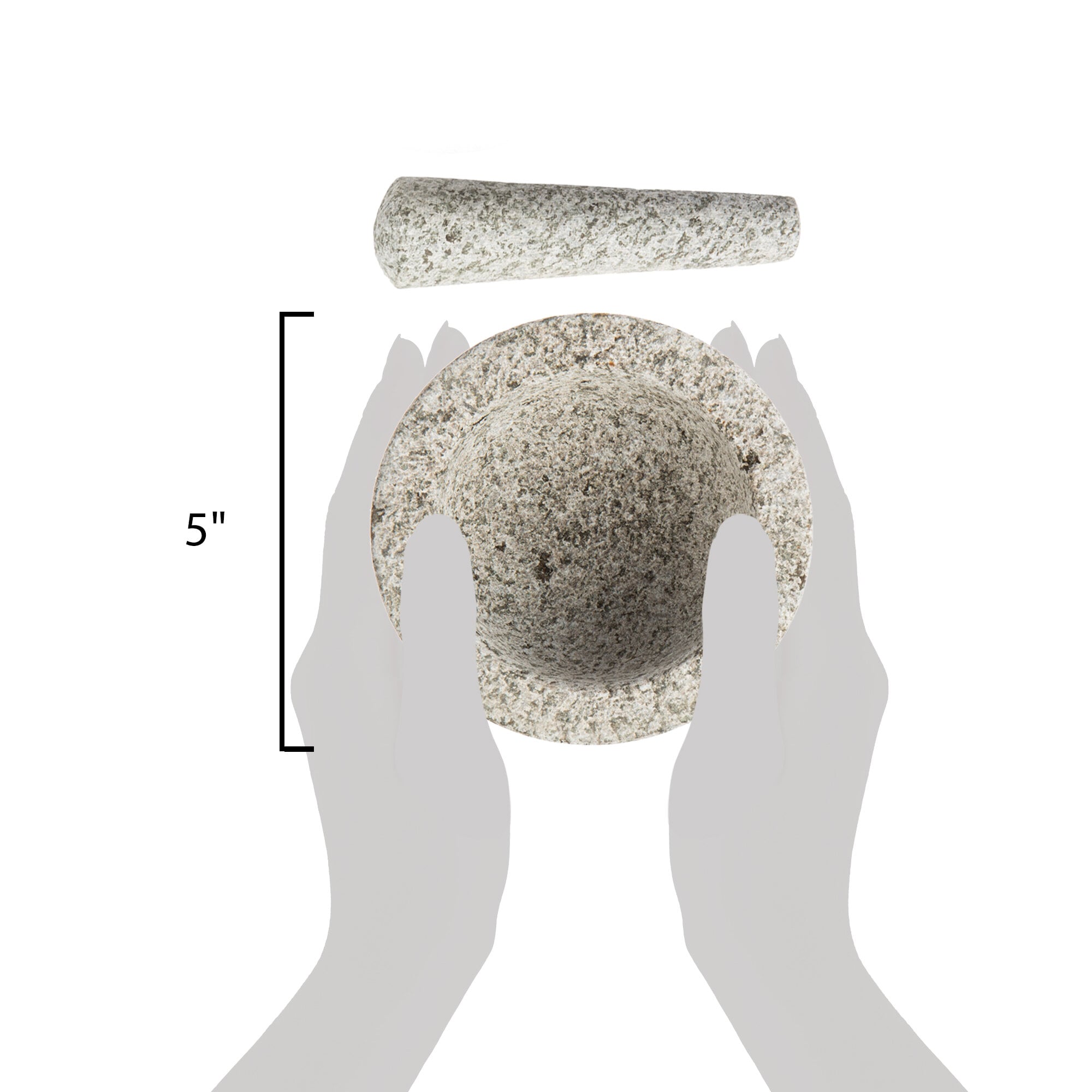5" Granite Mortar and Pestle Set