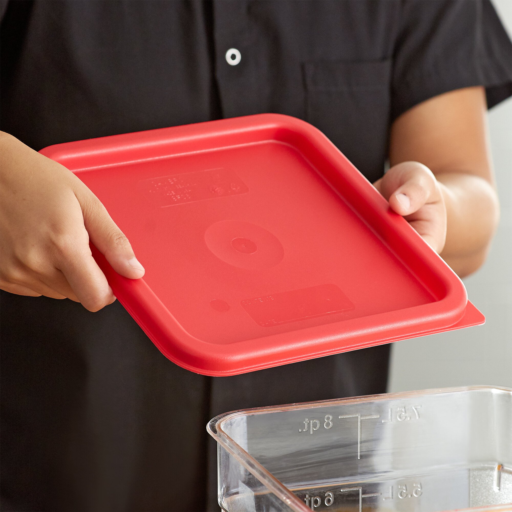 Cambro Square Lid for 6 Qt. & 8 Qt. Storage Containers