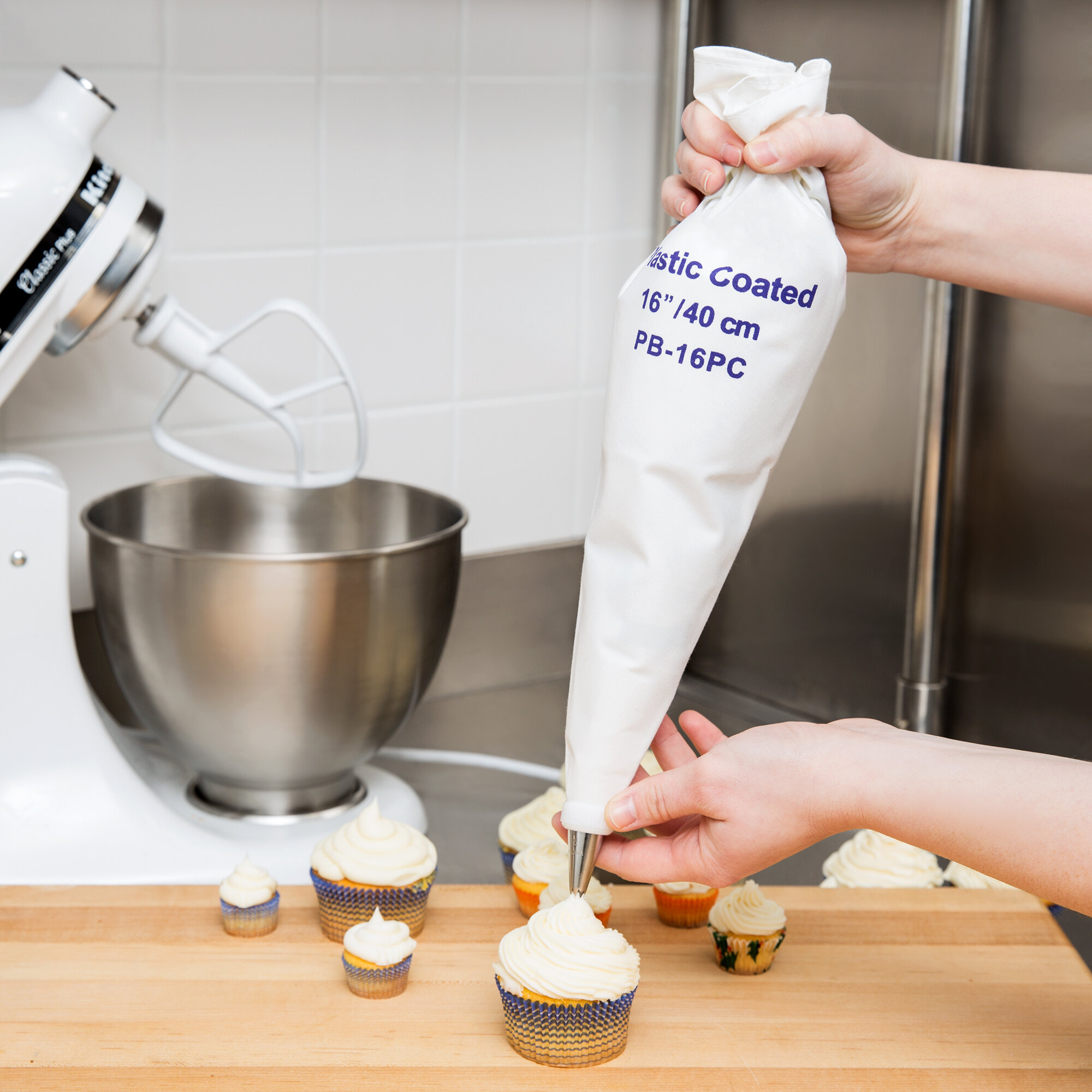 16" Plastic Coated Canvas Reusable Pastry Bag