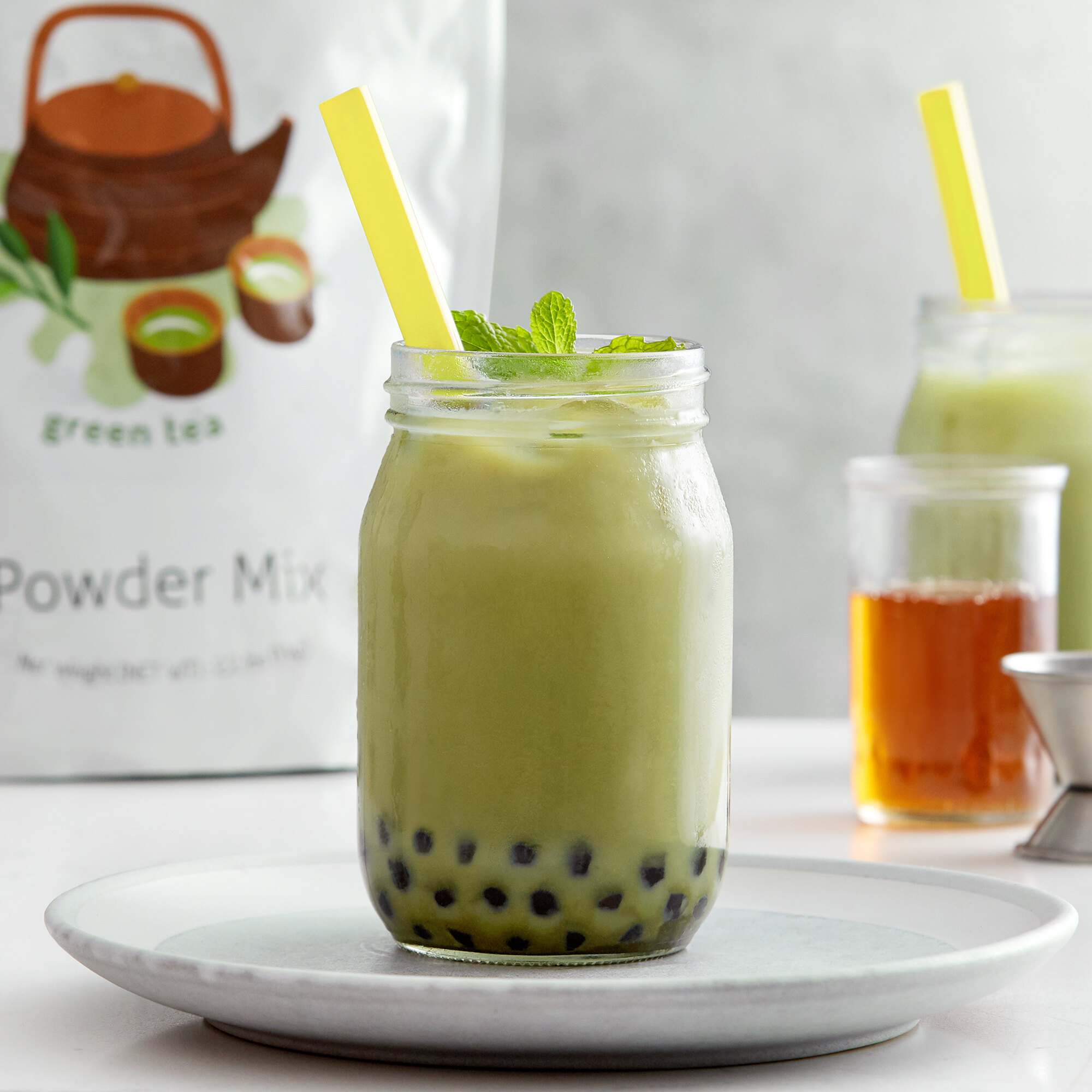 Bossen 2.2 lb. Green Tea Powder Mix