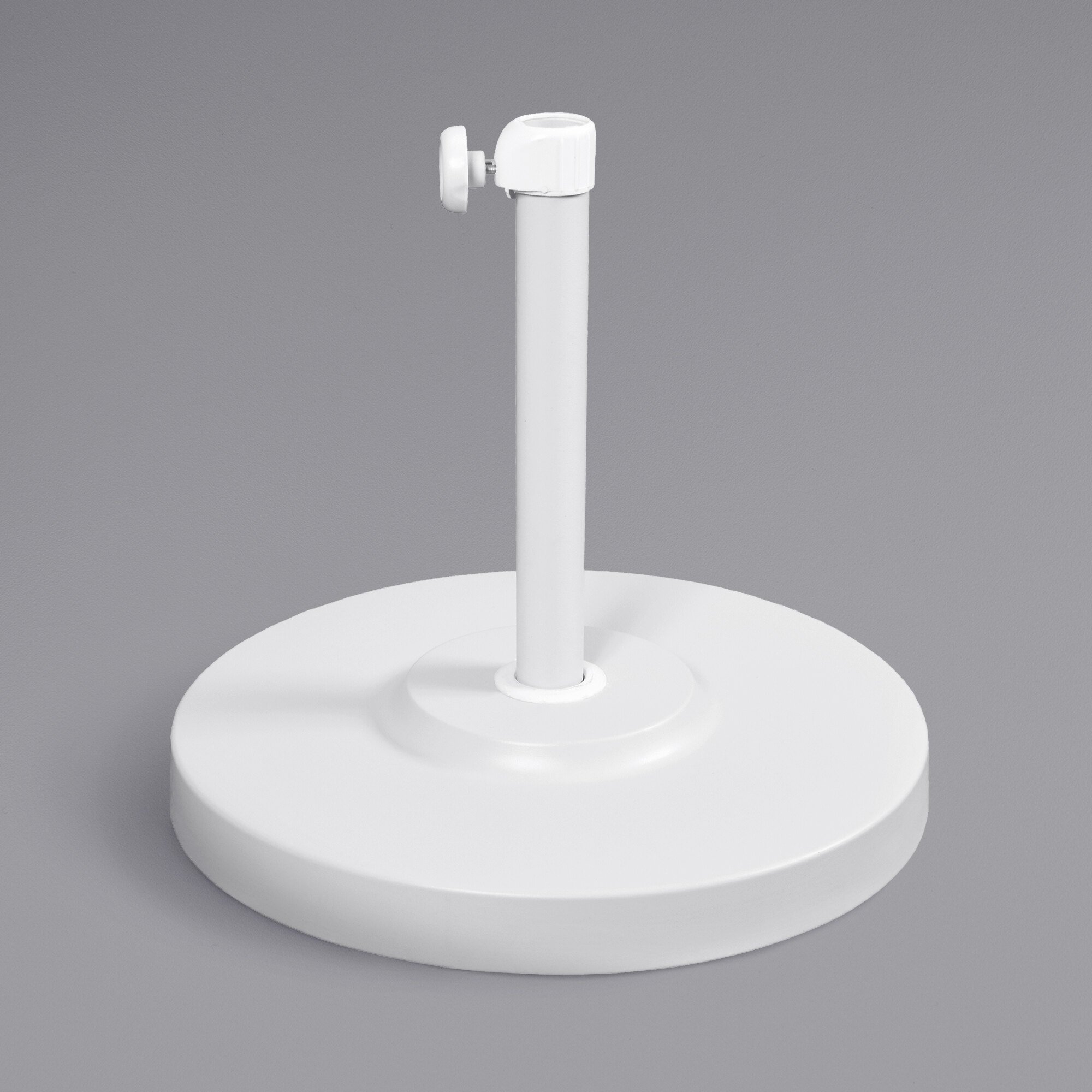 California Umbrella CFMT160WHITE 50 lb. White Umbrella Base