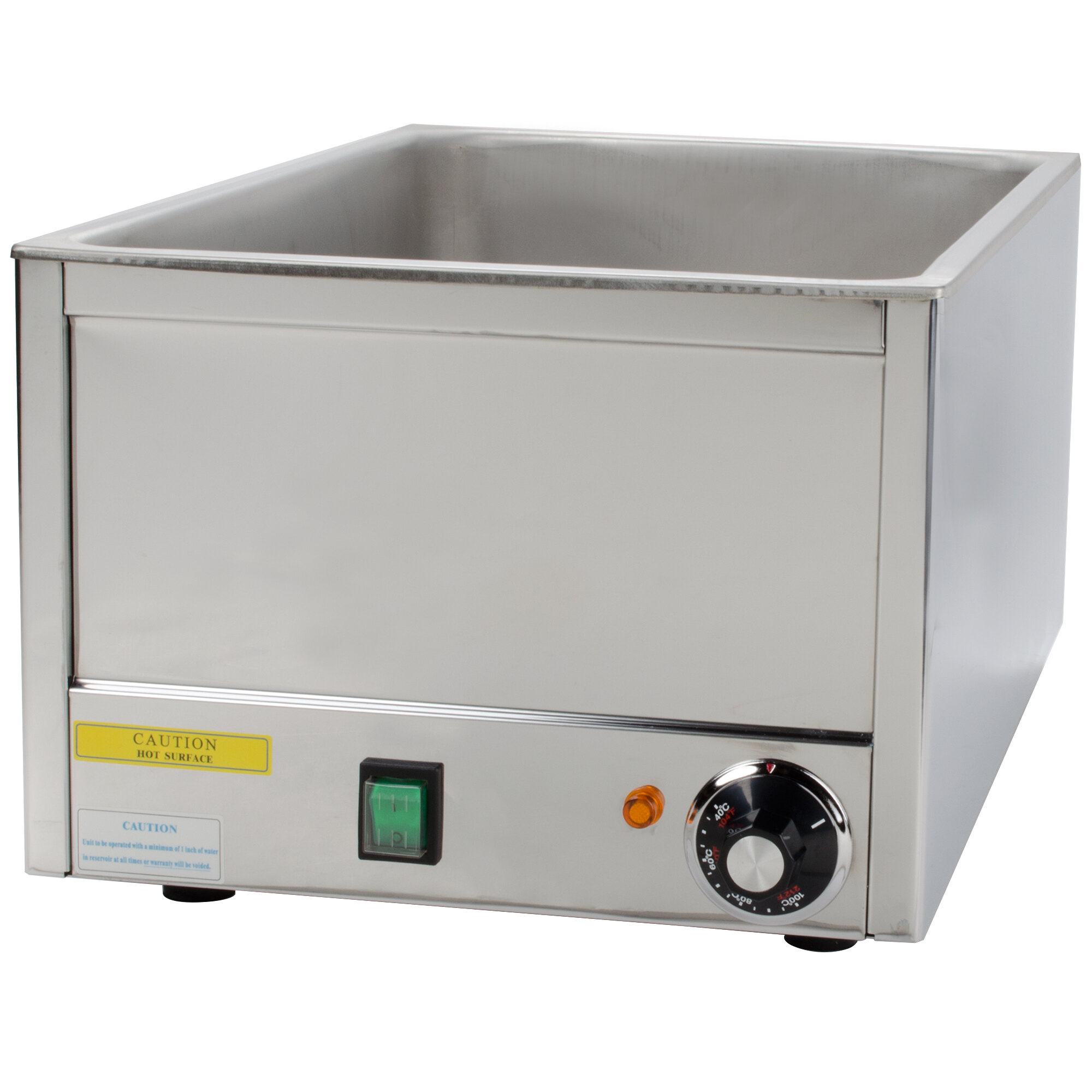 12" x 20" Electric Food Warmer with Thermostat 120V, 1200W