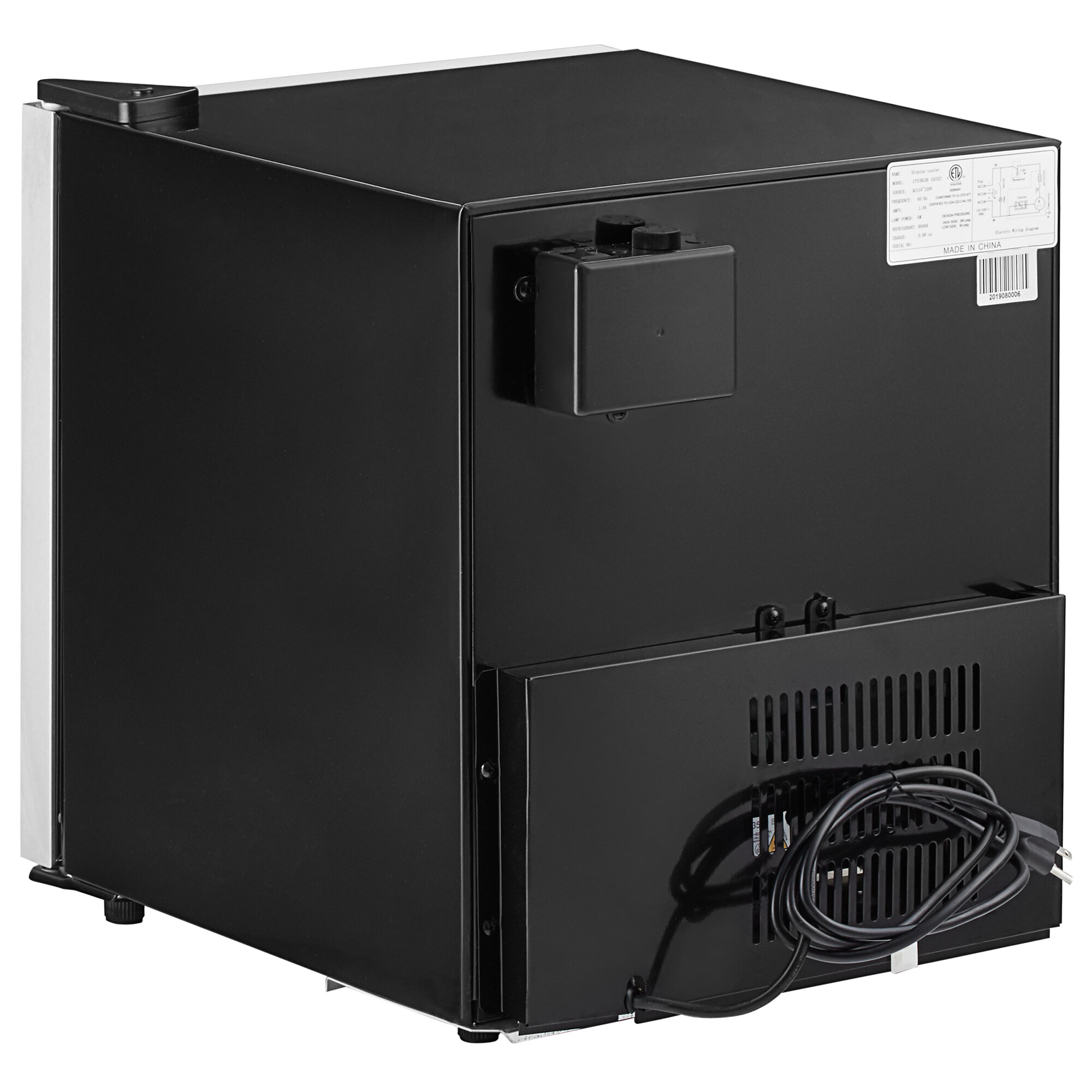 Galaxy CRG2 Black Countertop Display Refrigerated Merchandiser 1.8