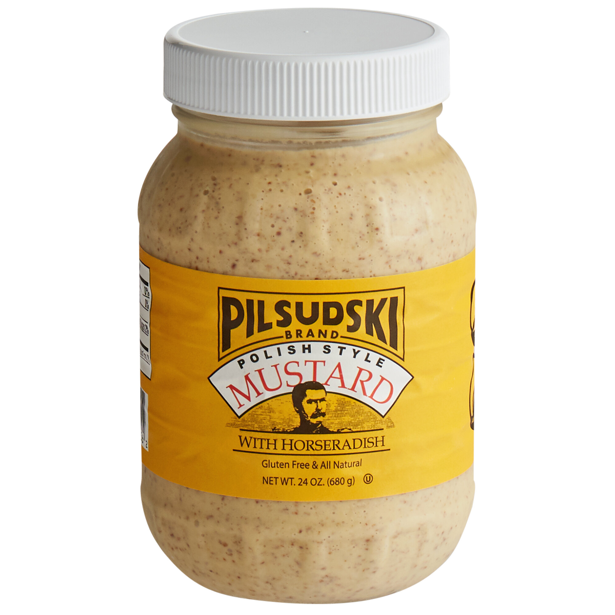 Pilsudski Horseradish Mustard (Polish Style, 24 oz.)