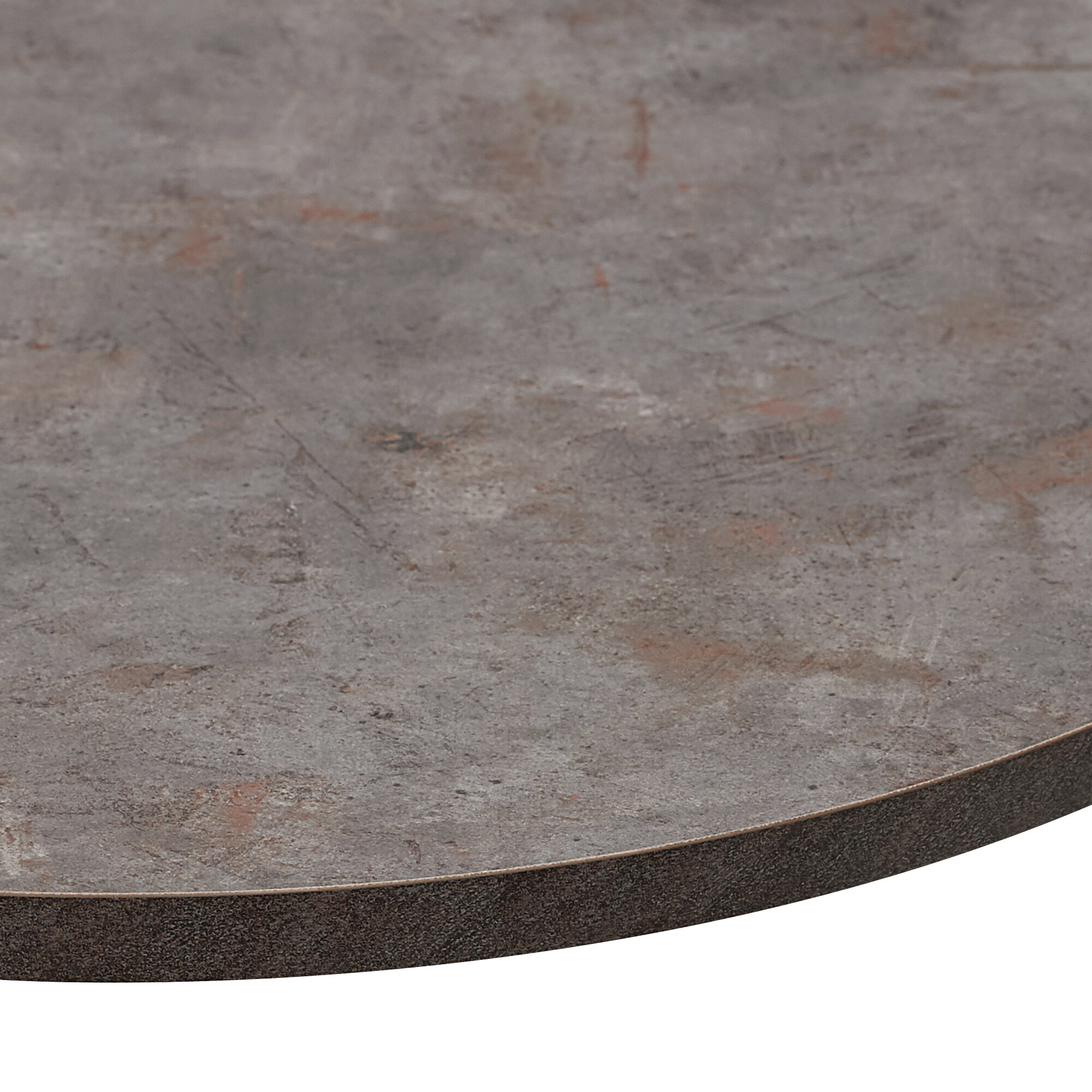 BFM Seating RC36R Relic Rustic Copper 36" Round Melamine Table Top with
