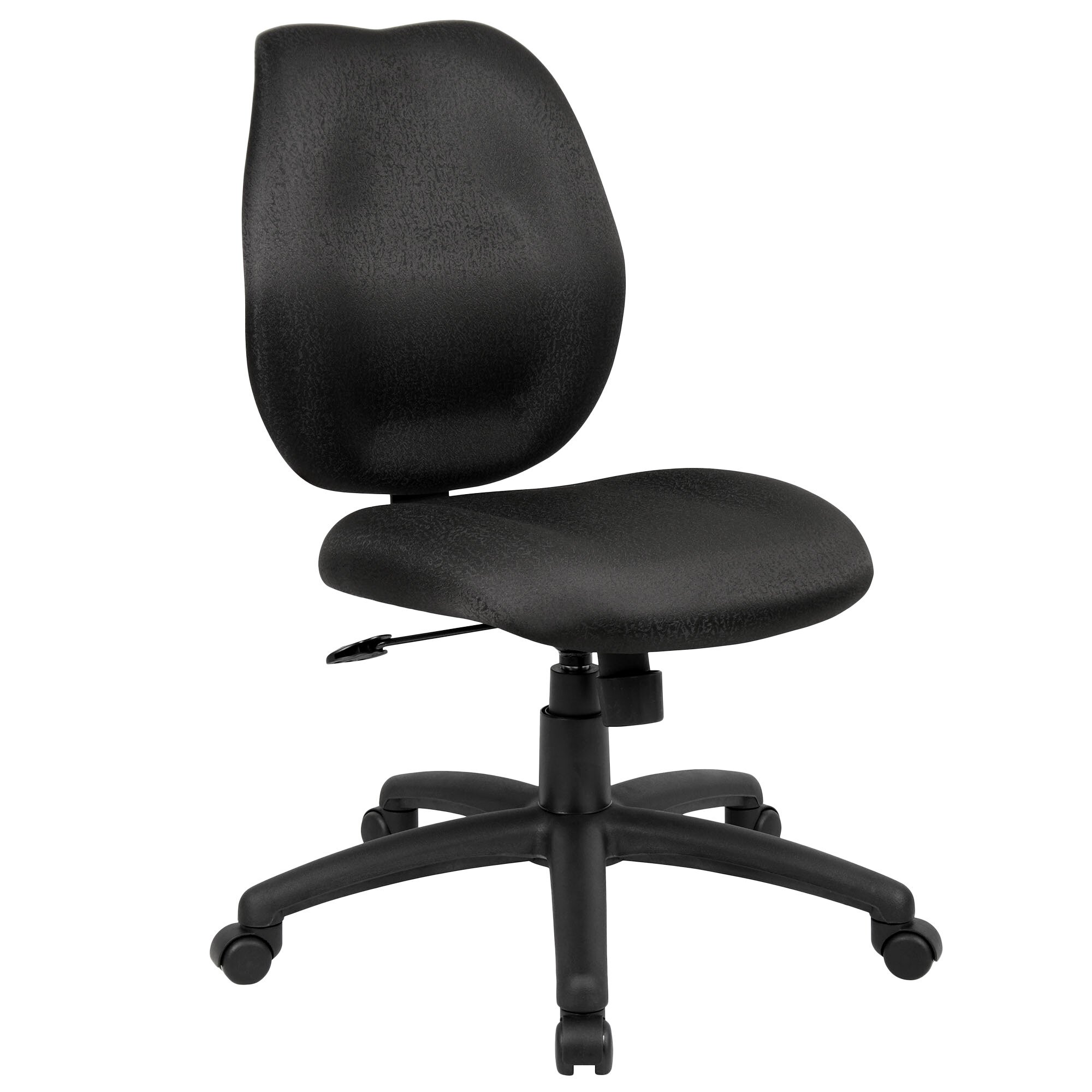 Boss B1016BK Black MidBack Armless Task Chair